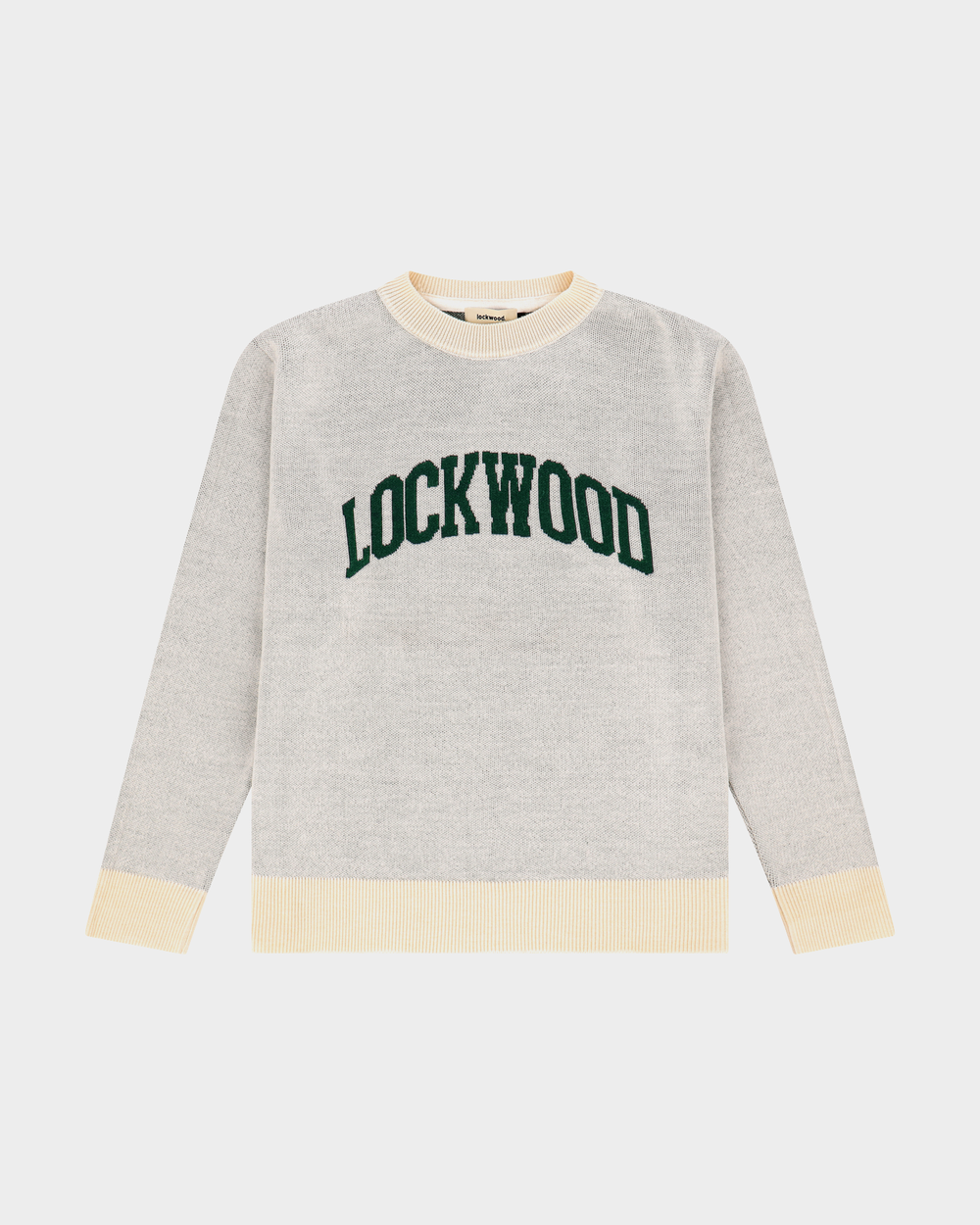 Lockwood Lockwood Jacquard Knit Crew Sweater Creme