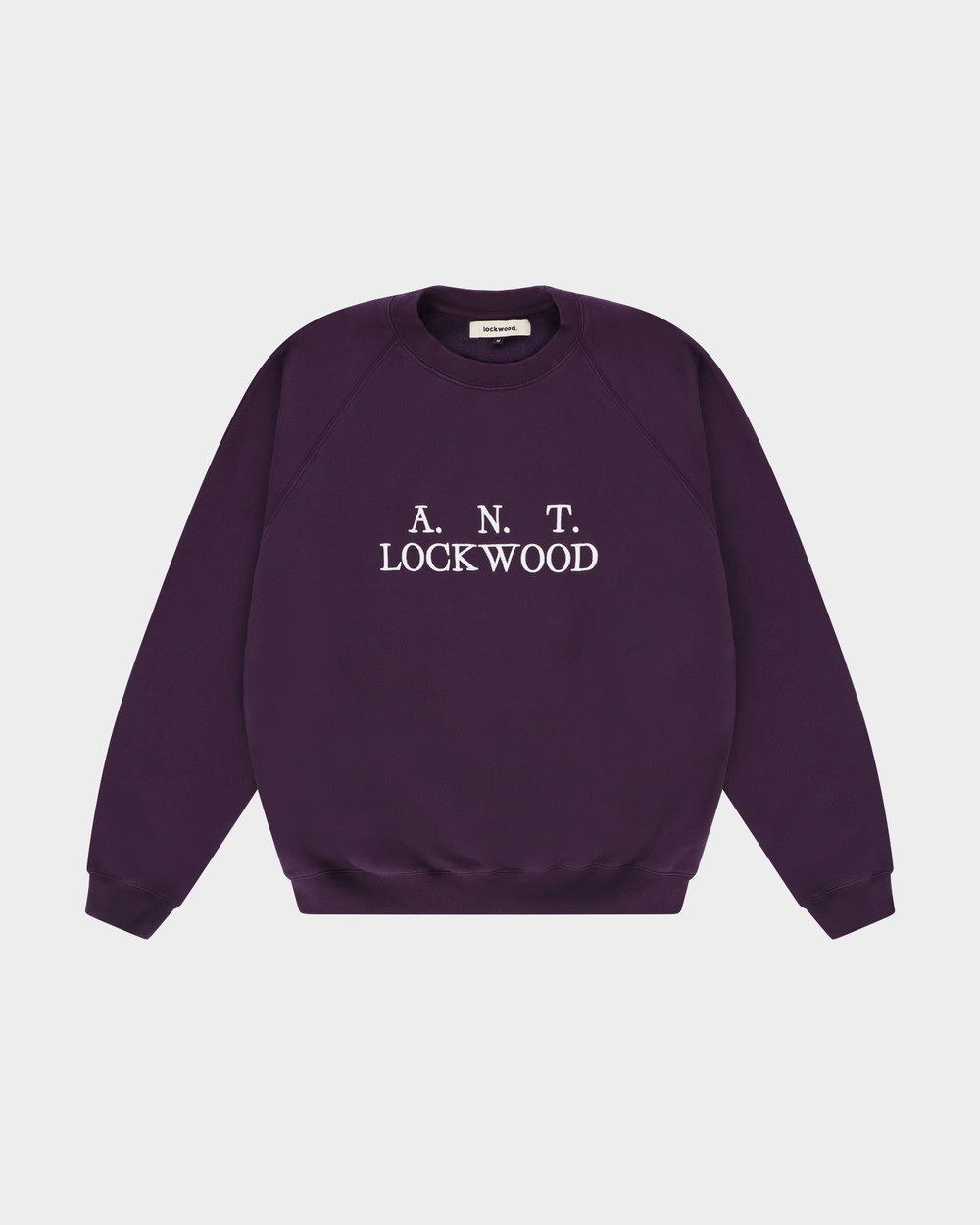 Lockwood Lockwood Initials Antwerp Crewneck Purple