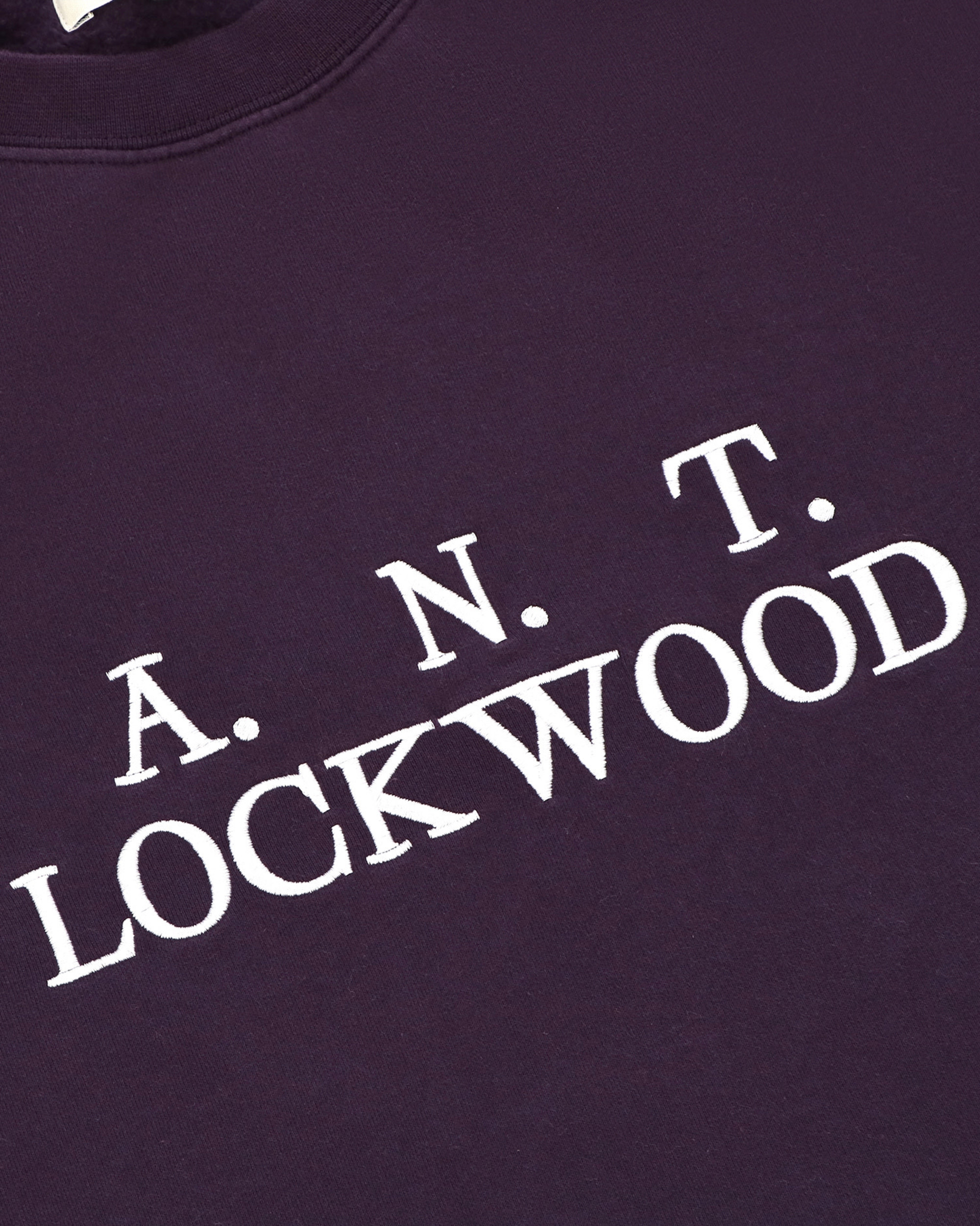 Lockwood Initials Antwerp Crewneck Purple