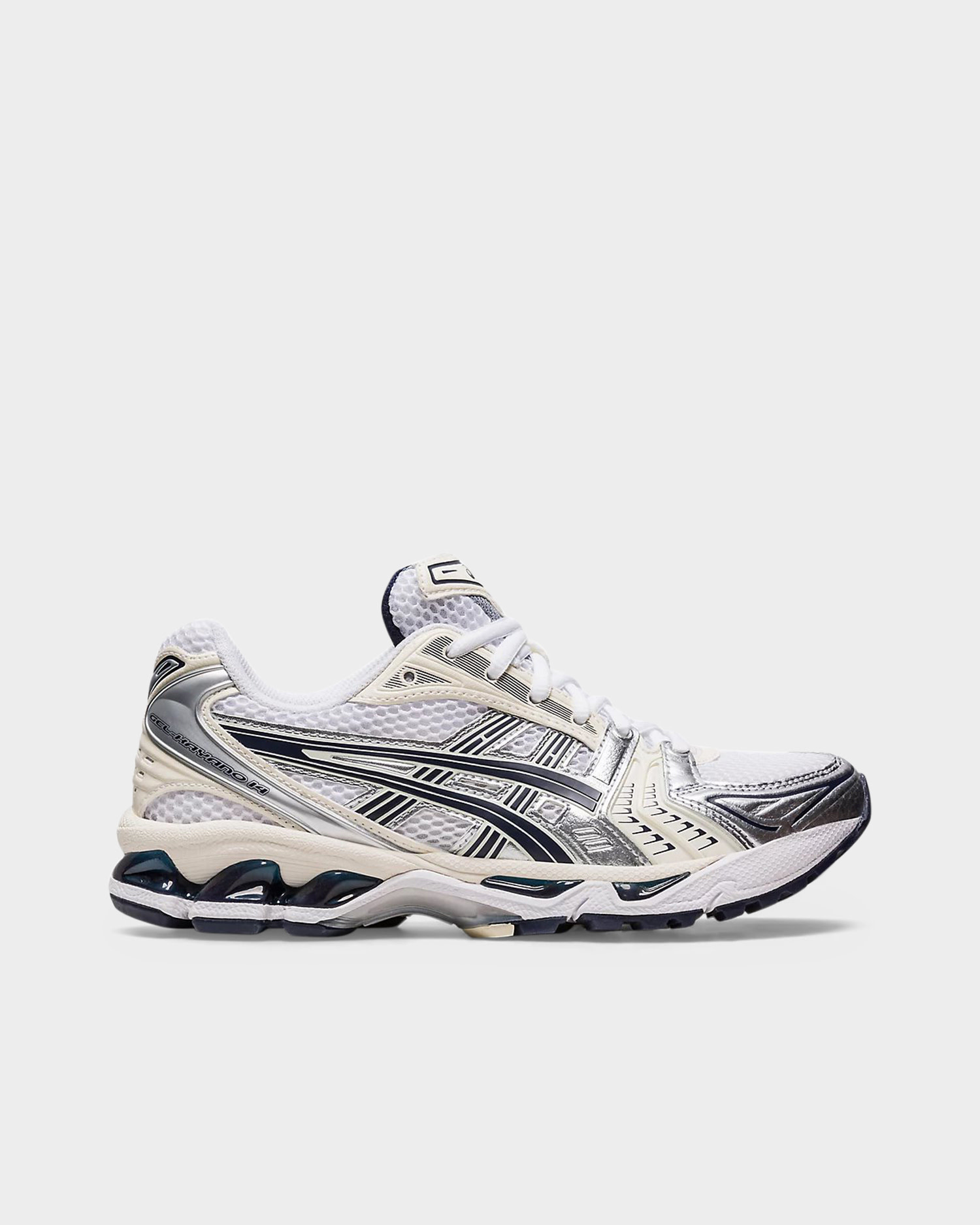 Asics Gel Kayano 14 White/Midnight - Lockwood Skateshop & Avenue Antwerp Asics Gel Kayano 14 White/Midnight - Lockwood Skateshop & Avenue Antwerp
