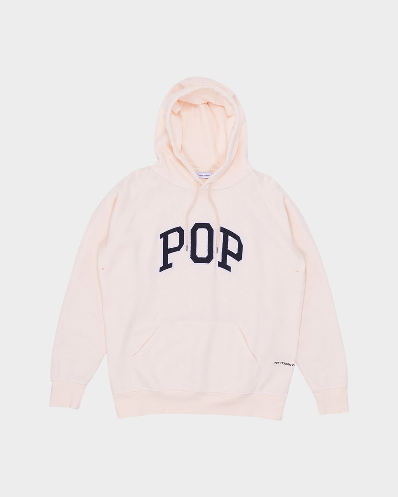 Pop Trading Co Pop Trading Company Arch Hooded Sweat - Off White