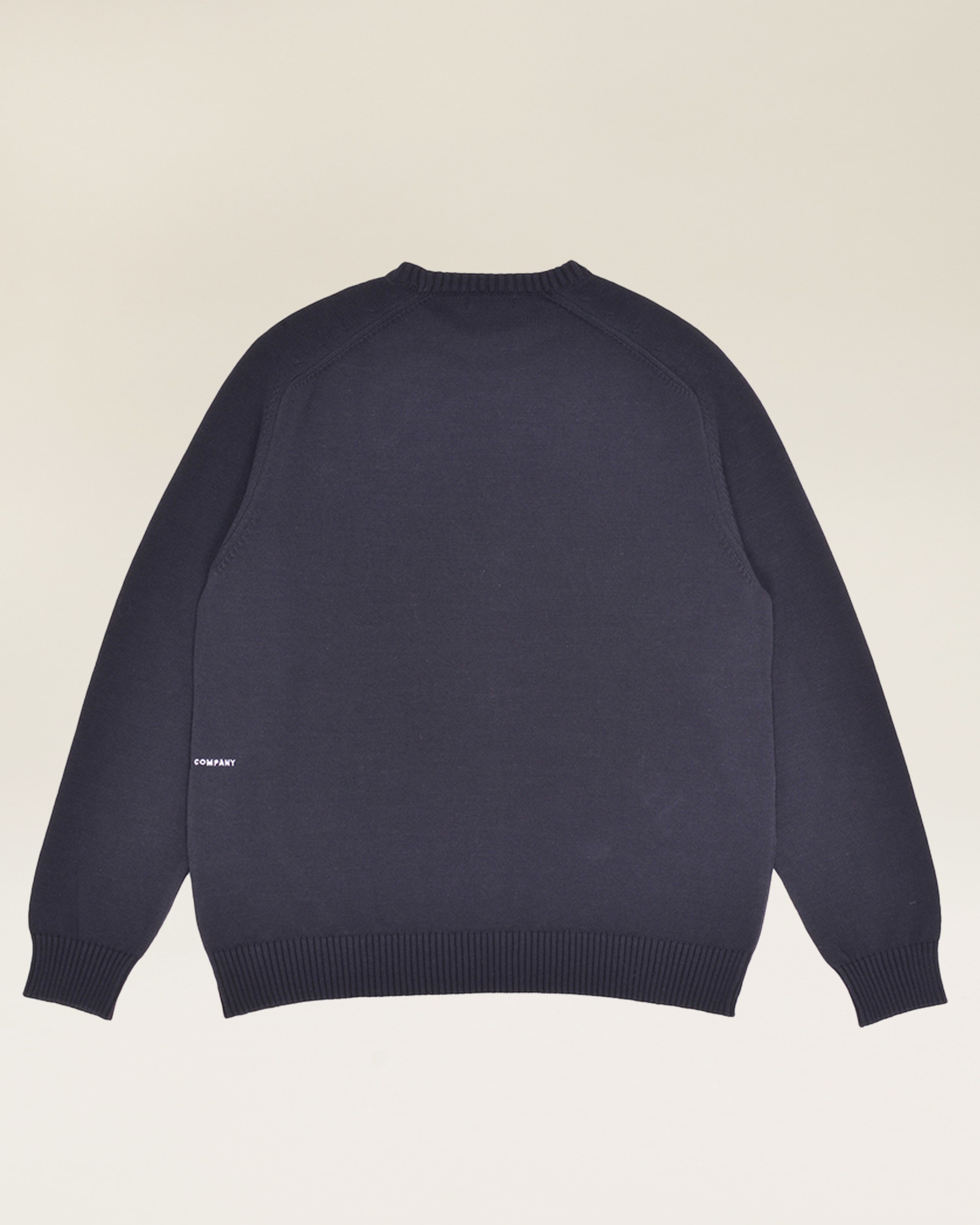 Pop Trading Co Knitted Crewneck Arch - Anthracite/ Raspberry