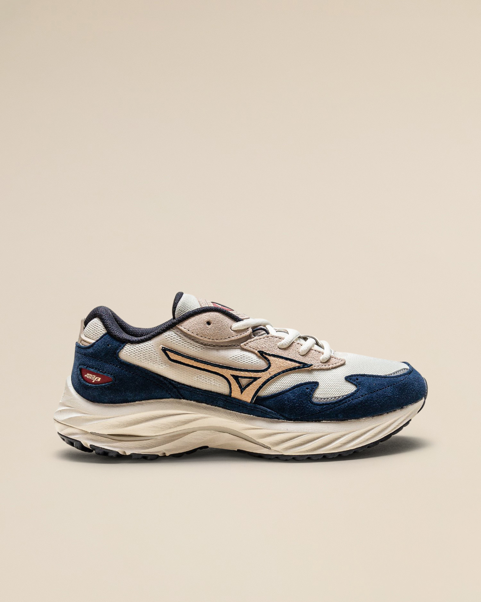 Mizuno Wave Rider Beta - Snow White/ Shifting Sand/ Insignia Blue