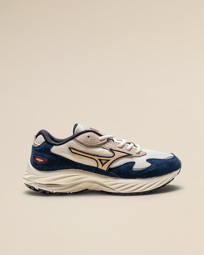 Mizuno Mizuno Wave Rider Beta - Snow White/ Shifting Sand/ Insignia Blue