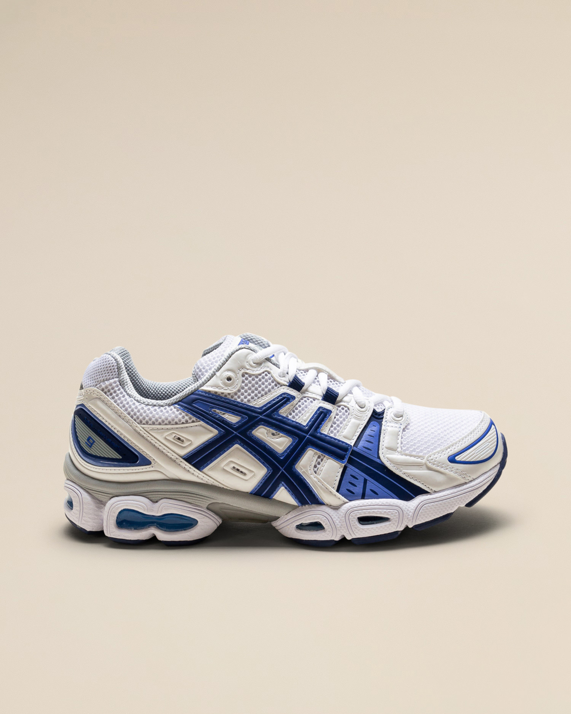 Asics Gel-Nimbus 9 - White/Indigo Blue