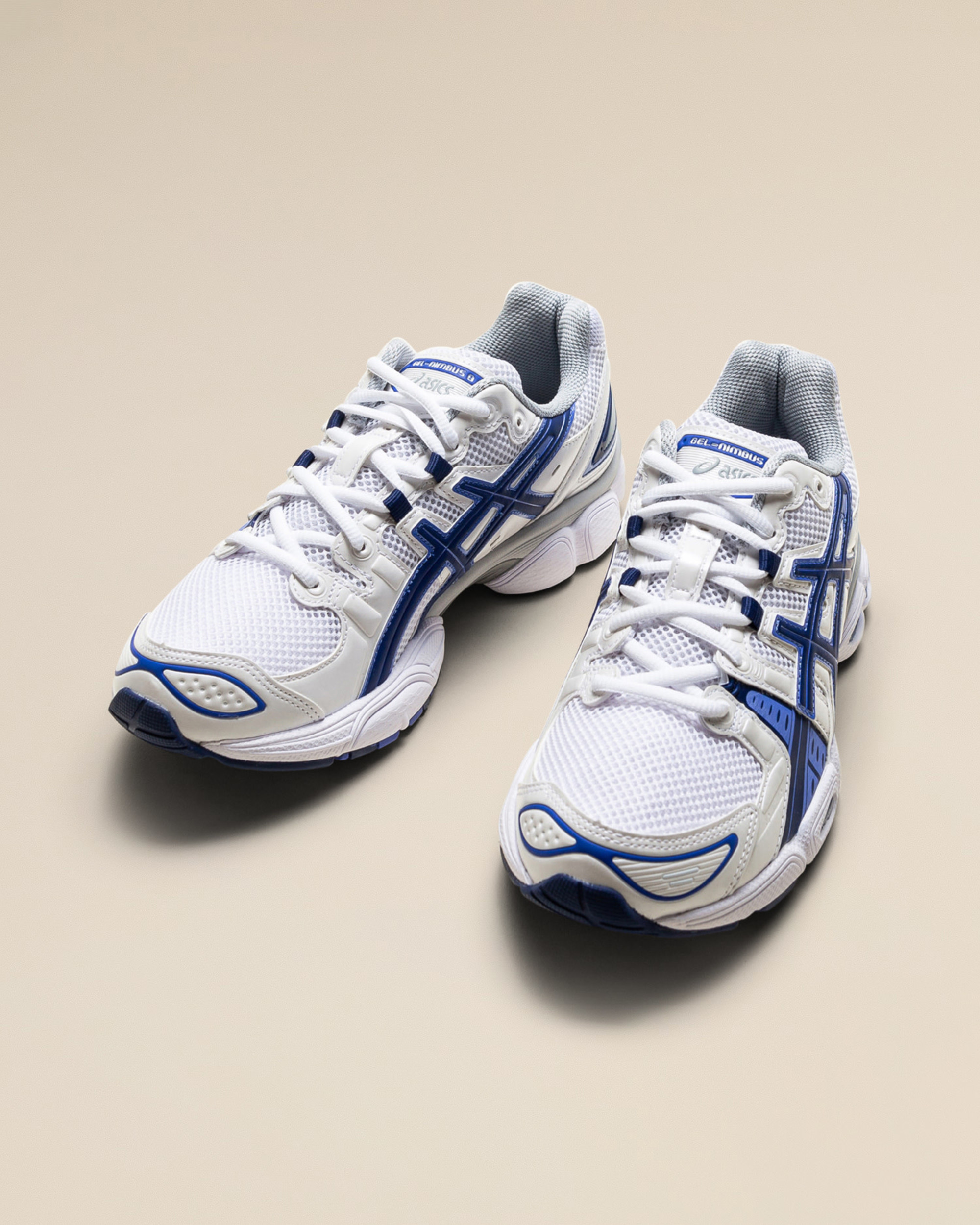 Asics Gel-Nimbus 9 - White/Indigo Blue