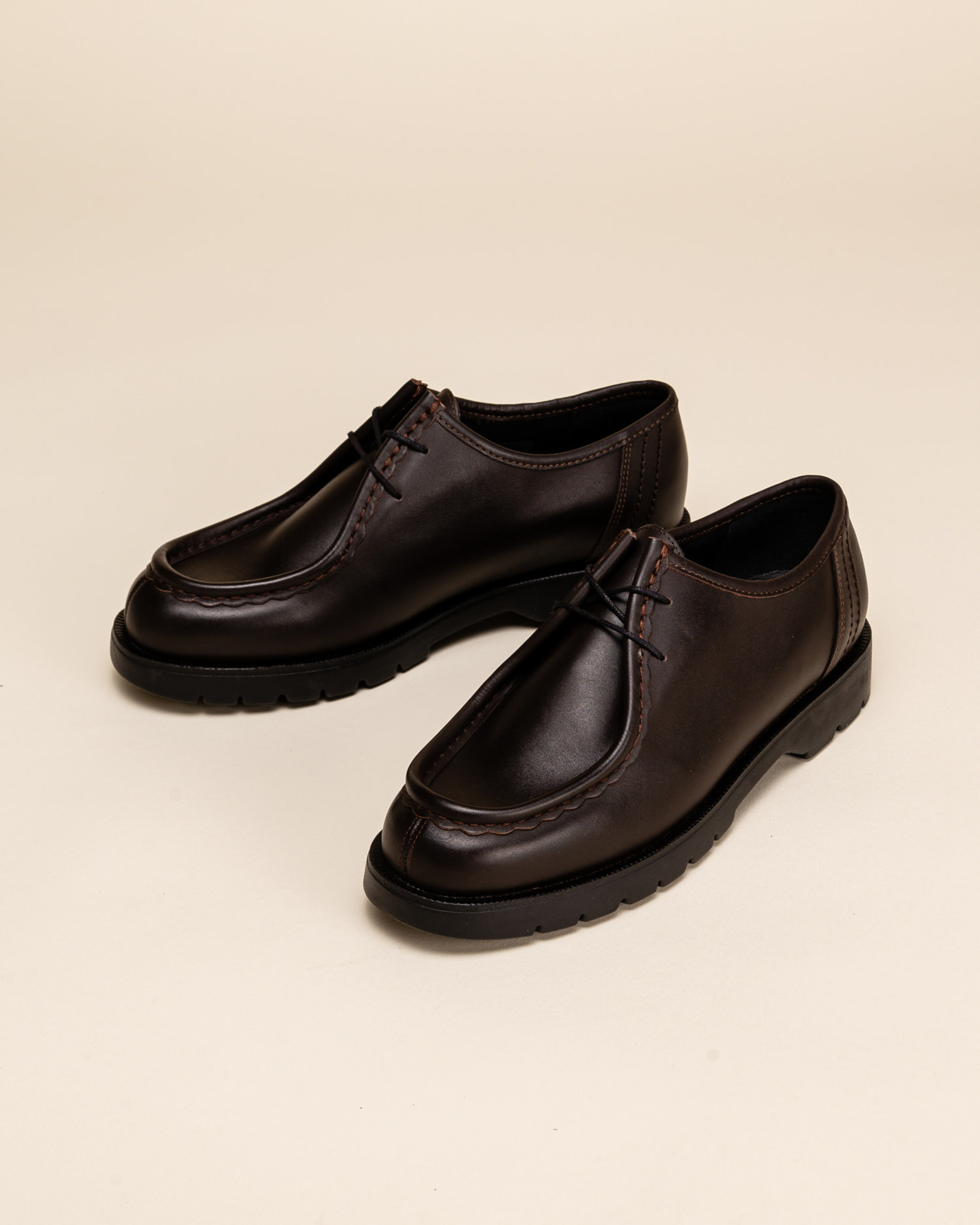 Kleman Padror - Brown Leather/ Black