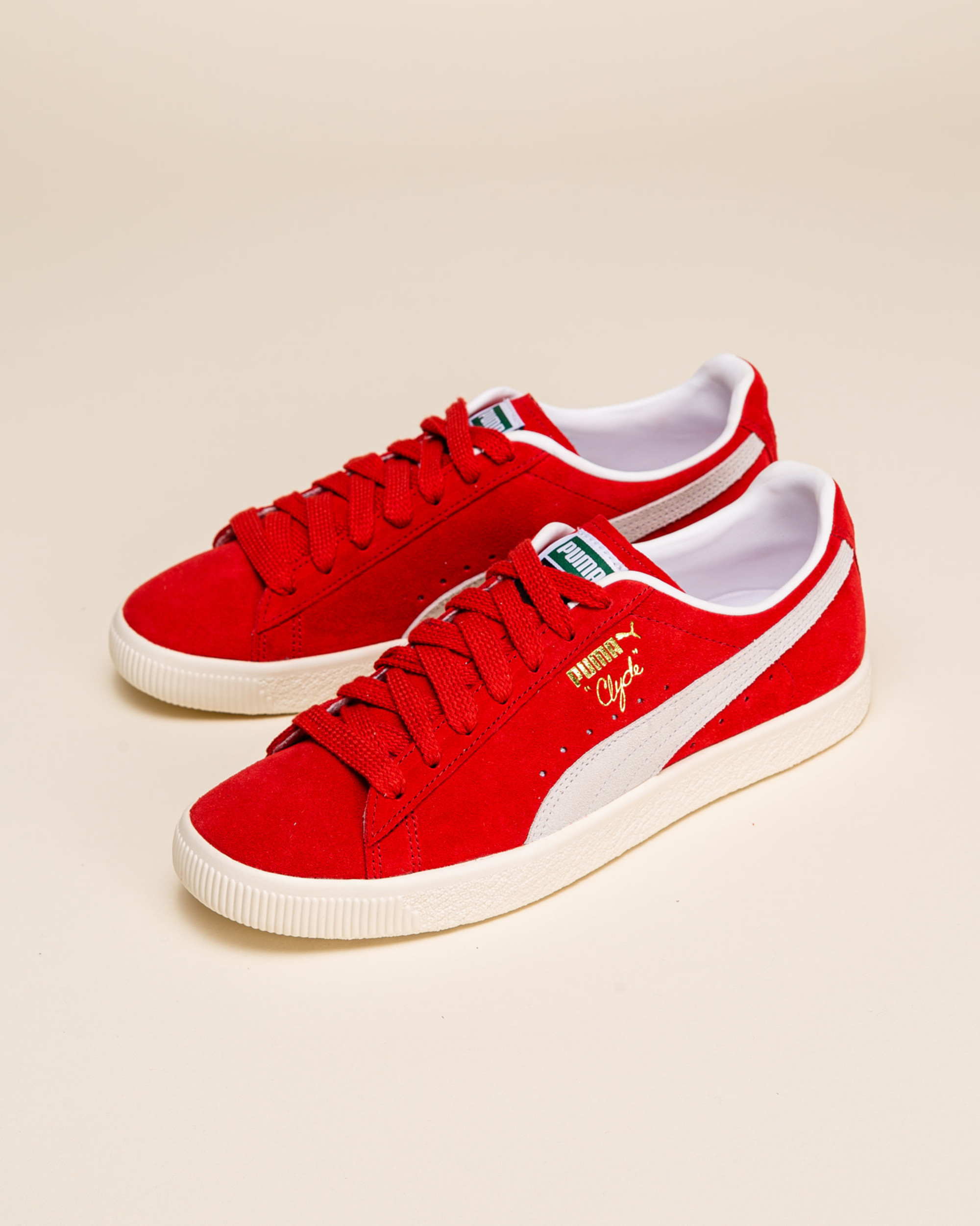 Puma Clyde OG - Red/ White Pristine