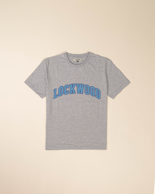 Lockwood Lockwood Varsity Logo T-Shirt  Light - Grey Melange