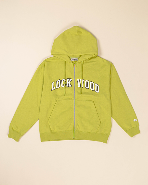 Lockwood Lockwood Varsity Logo Zip - Green Oasis