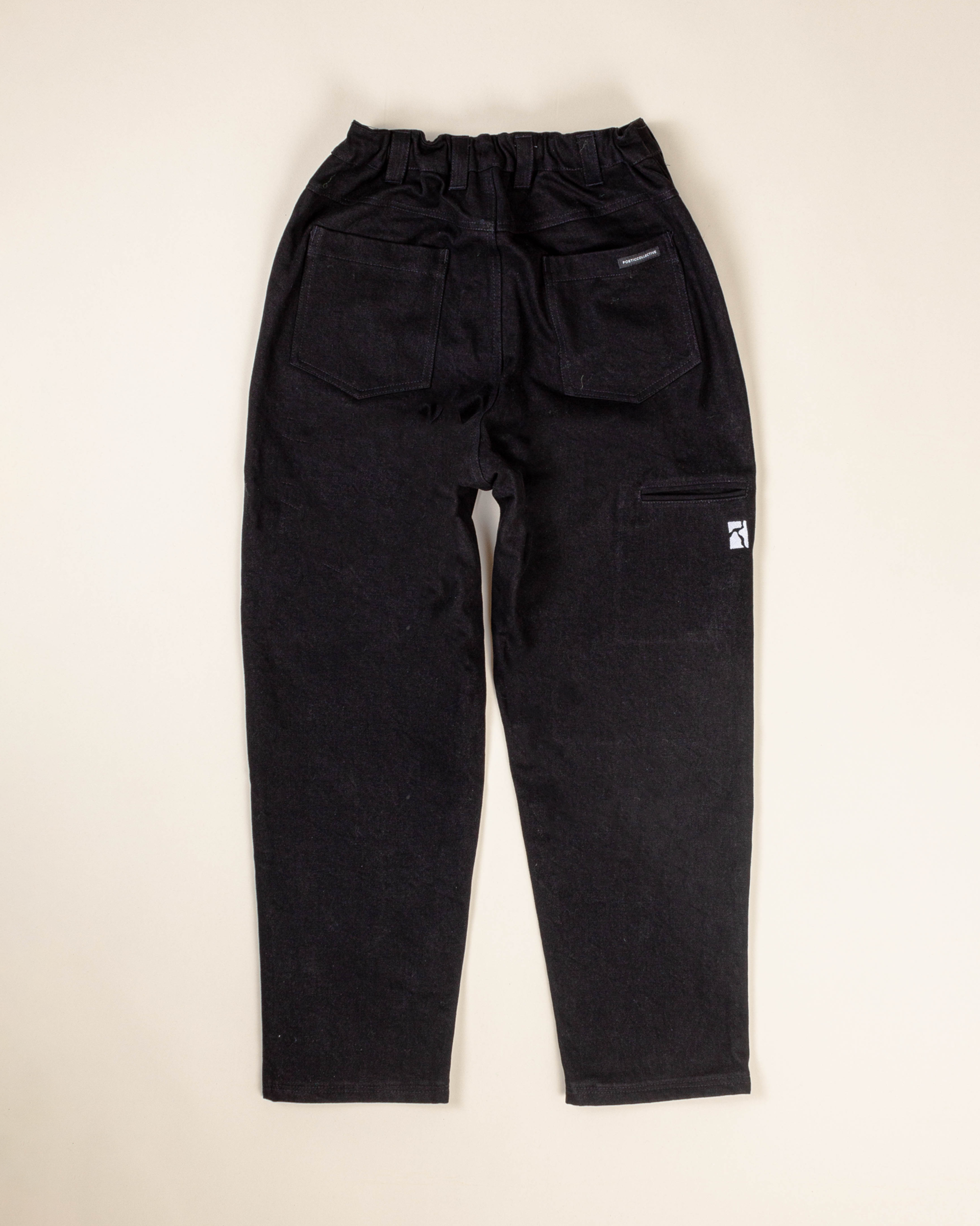 Poetic Collective Tapered Pant - Black Denim