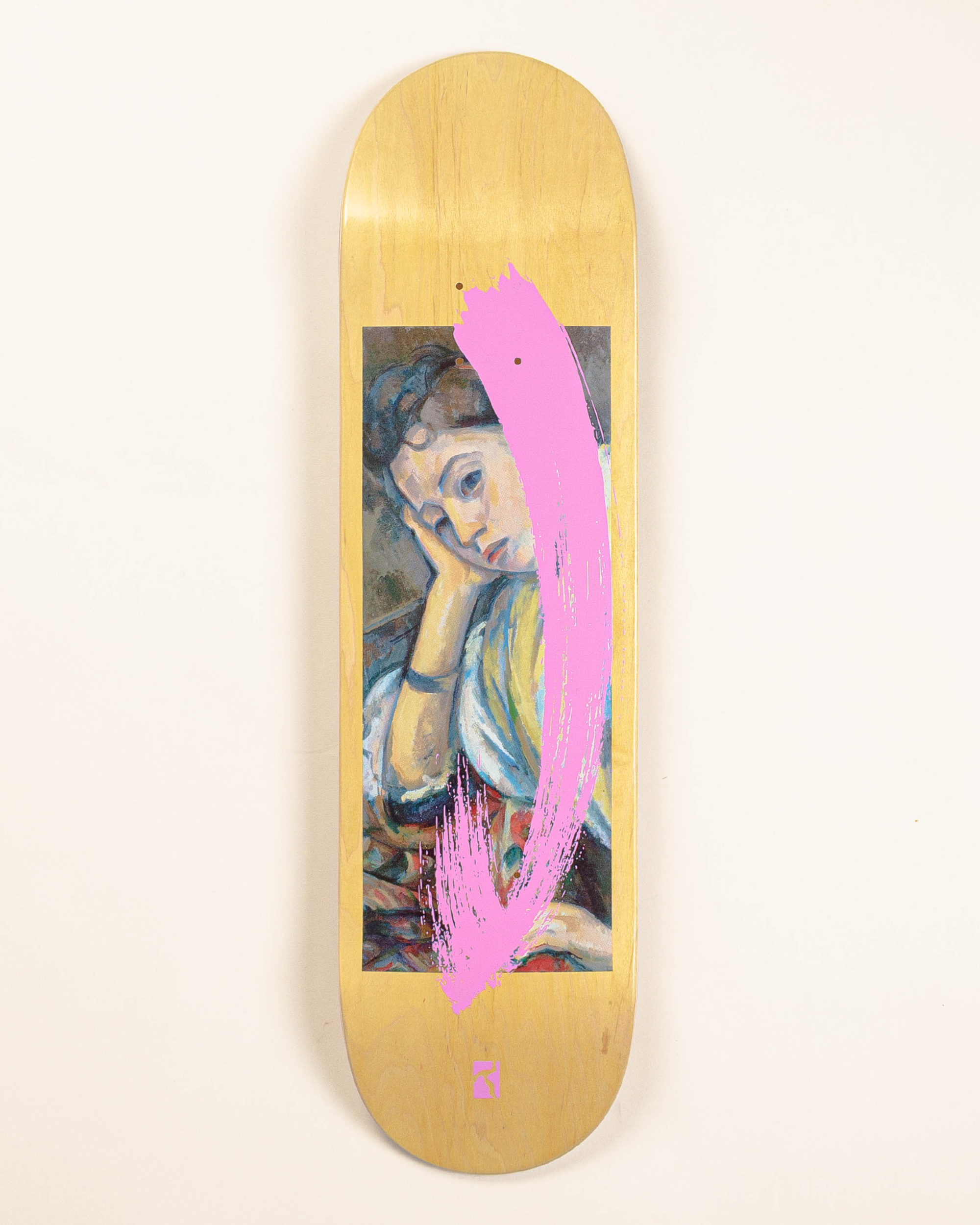 Poetic Collective Portrait & Brush Stroke Deck - Yellow/ Pink (Med. concave)