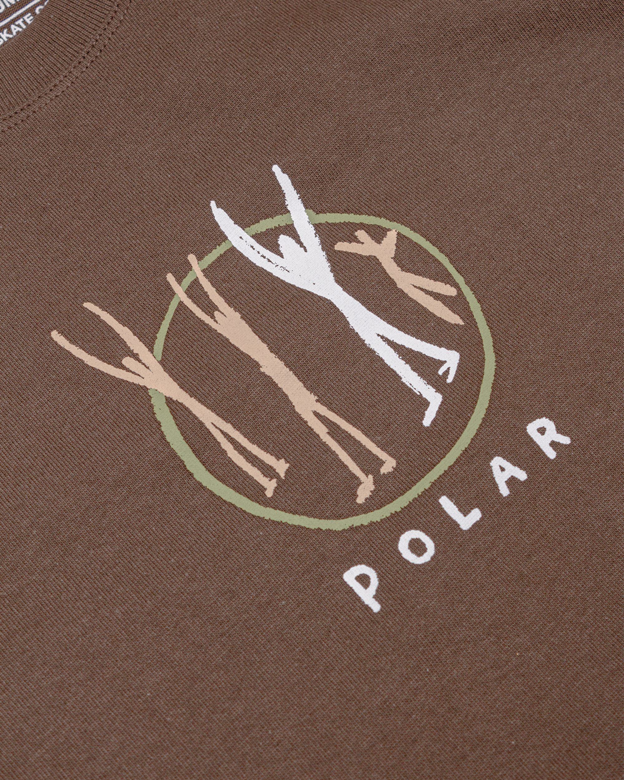 Polar Gang T-shirt - Brown