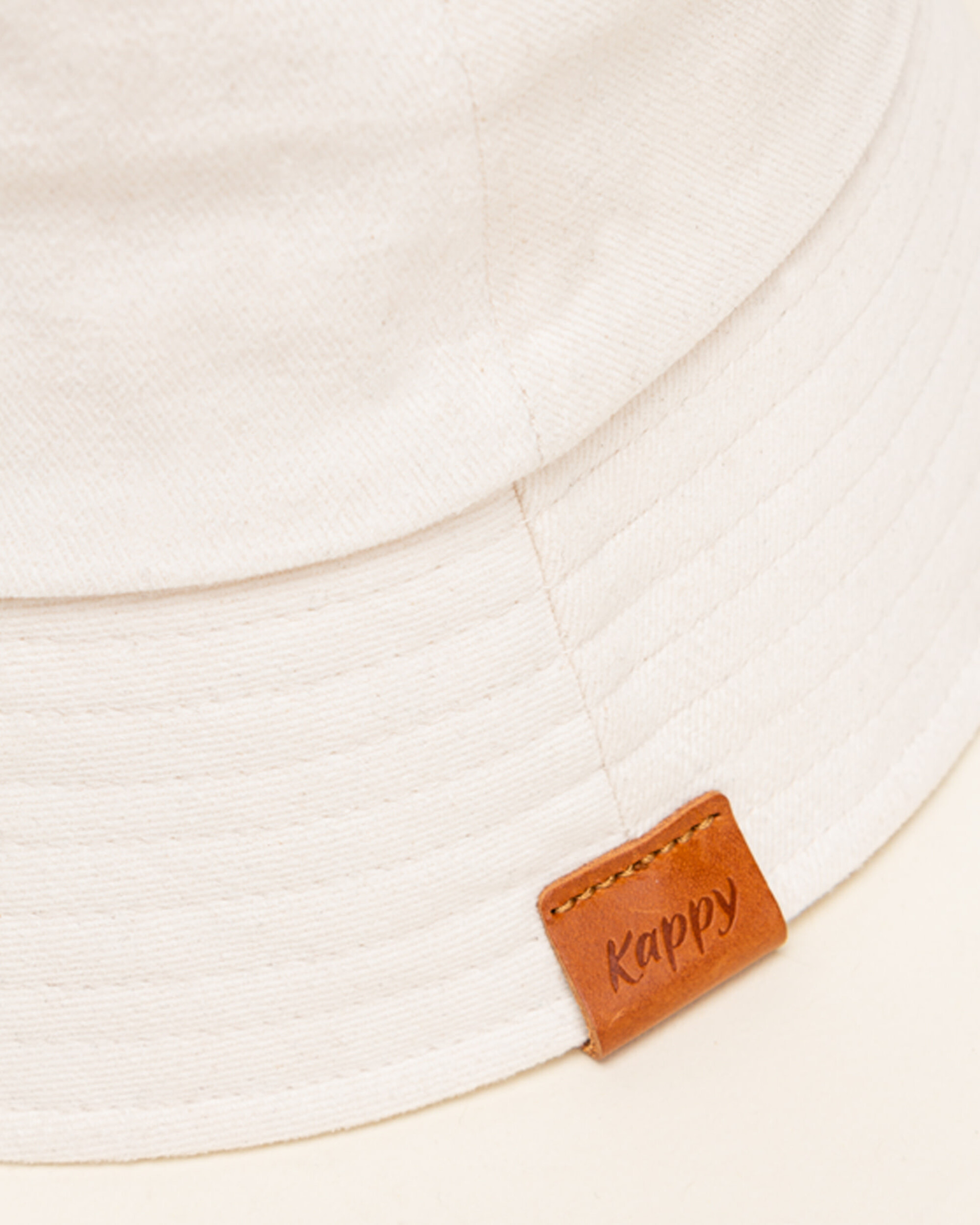 Kappy Standard Bucket Hat - Cream