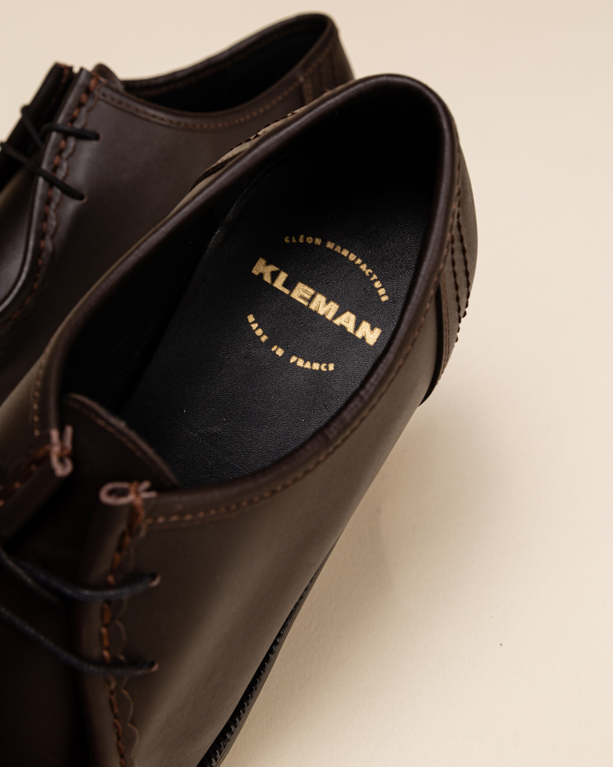 Kleman Padror - Brown Leather/ Black