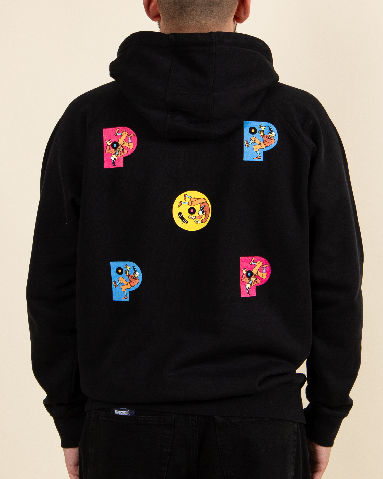 POP TRADING COMPANY×JOOST SWARTE PULL Pop Trading Co. Joost Swarte Hooded Sweat Black – Welcome