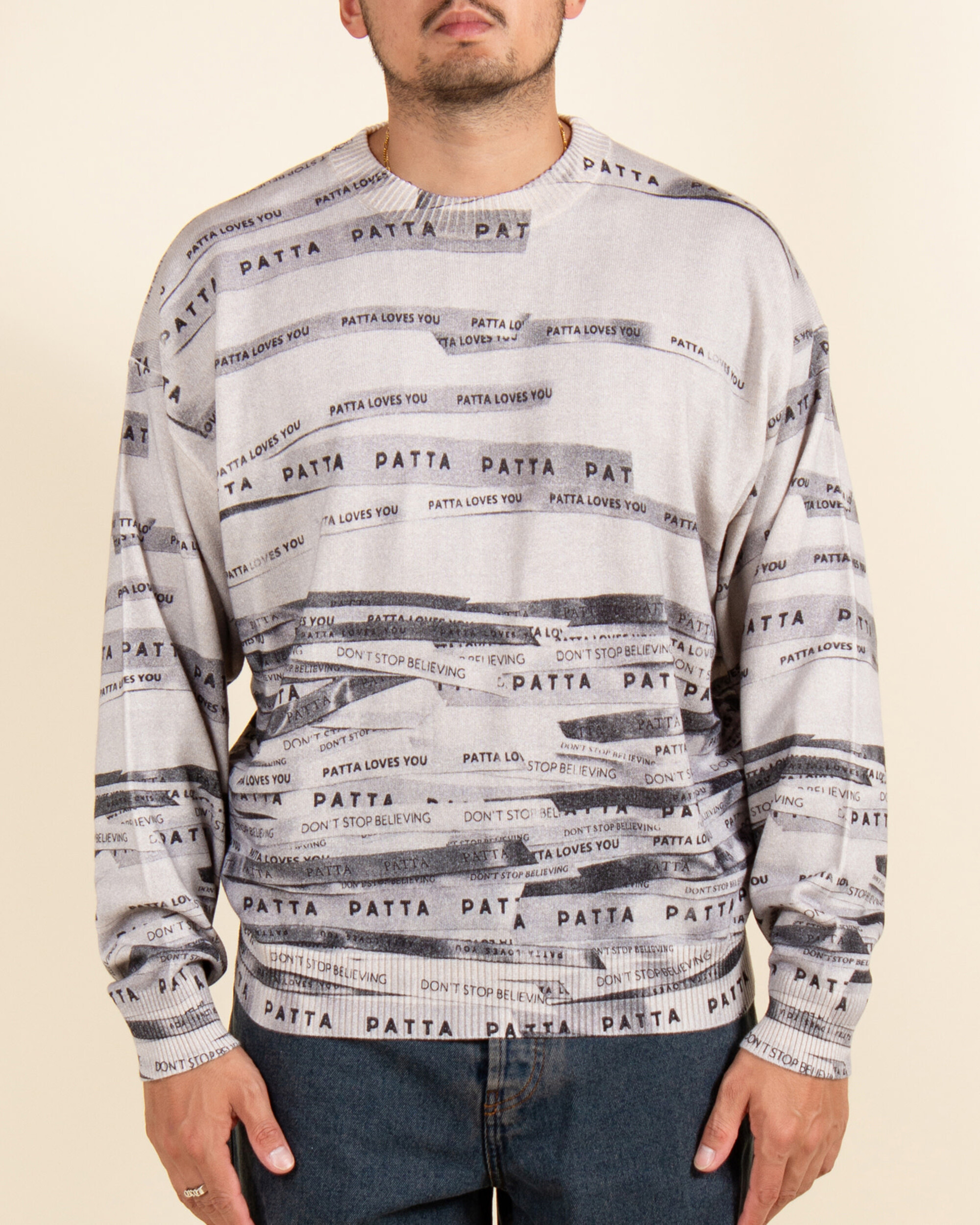 Patta Ribbons Knitted Sweater - Multi