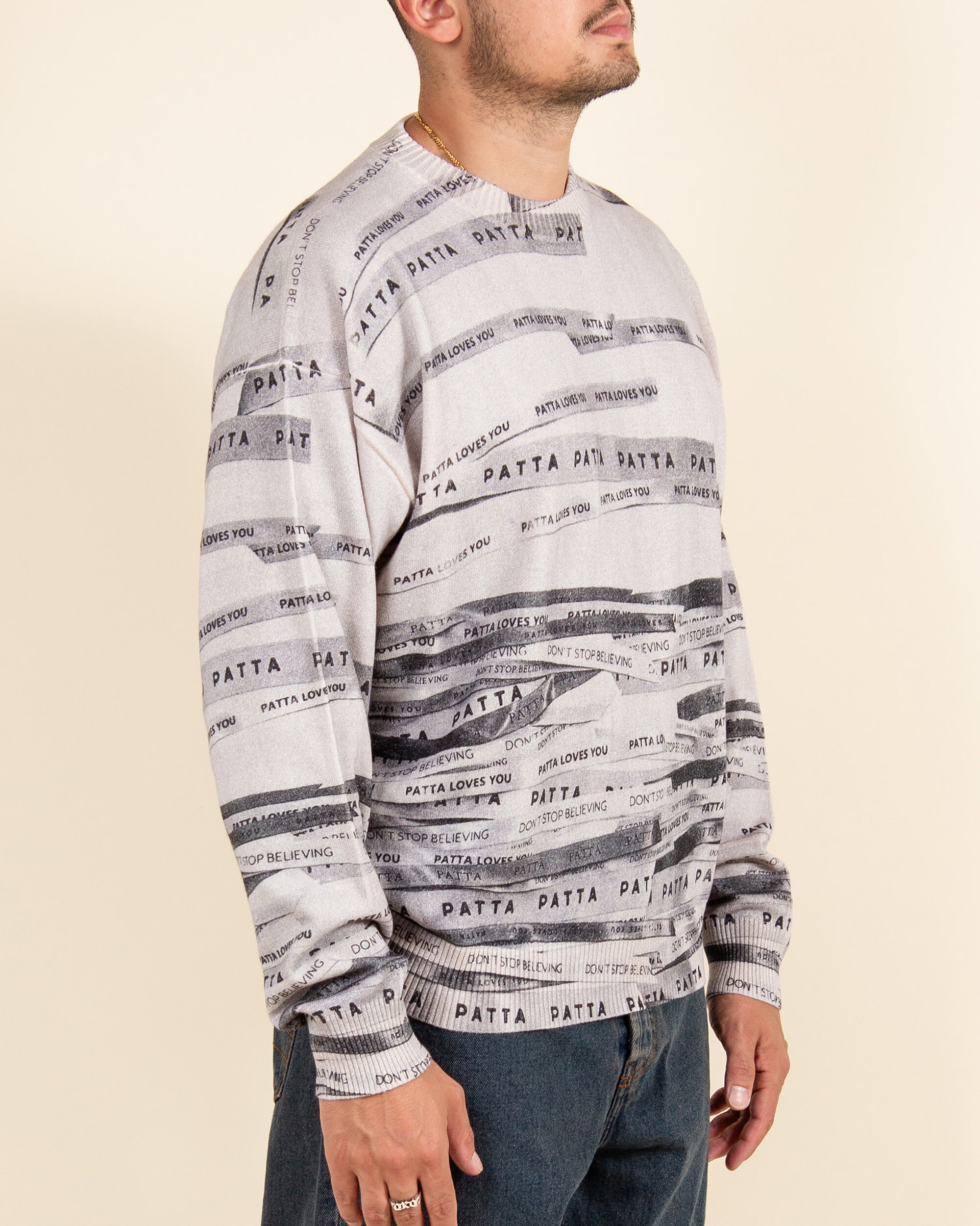 Patta Ribbons Knitted Sweater - Multi