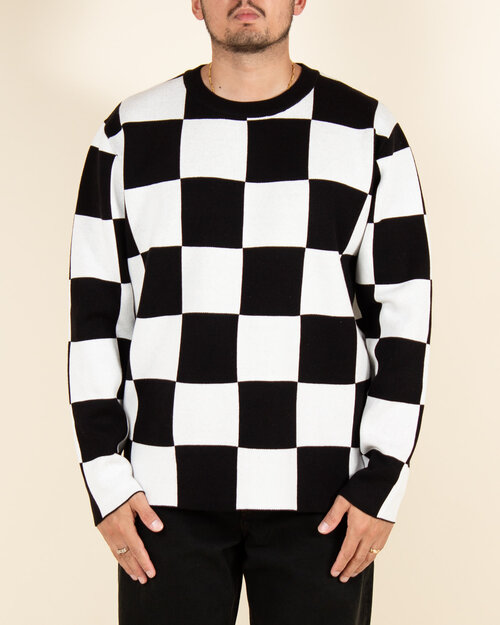 Lack Of Guidance Lack Of Guidance Pedro Knit Sweater - Black/White