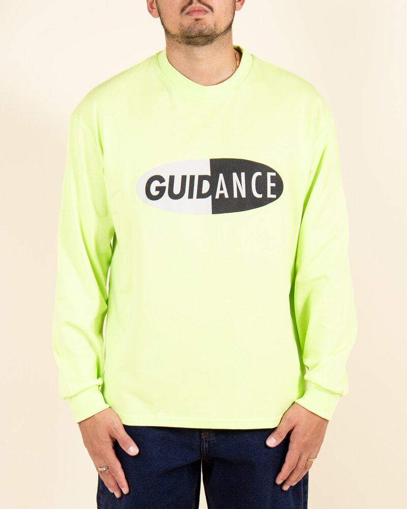 Lack Of Guidance Lack Of Guidance David Long-sleeve T-shirt - Lime Green