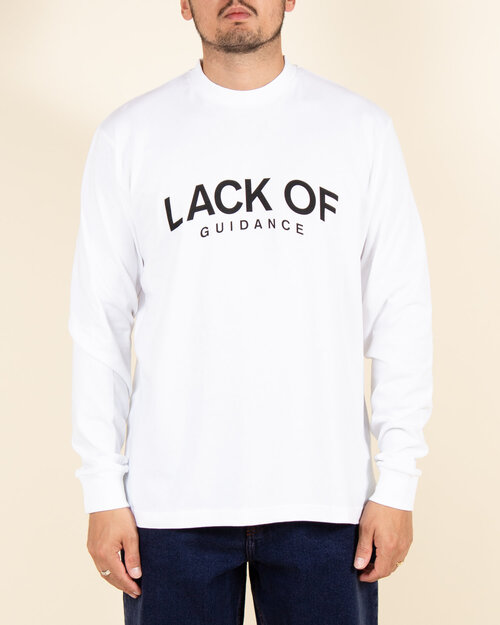 Lack Of Guidance Lack Of Guidance Paul Long-sleeve T-shirt - White