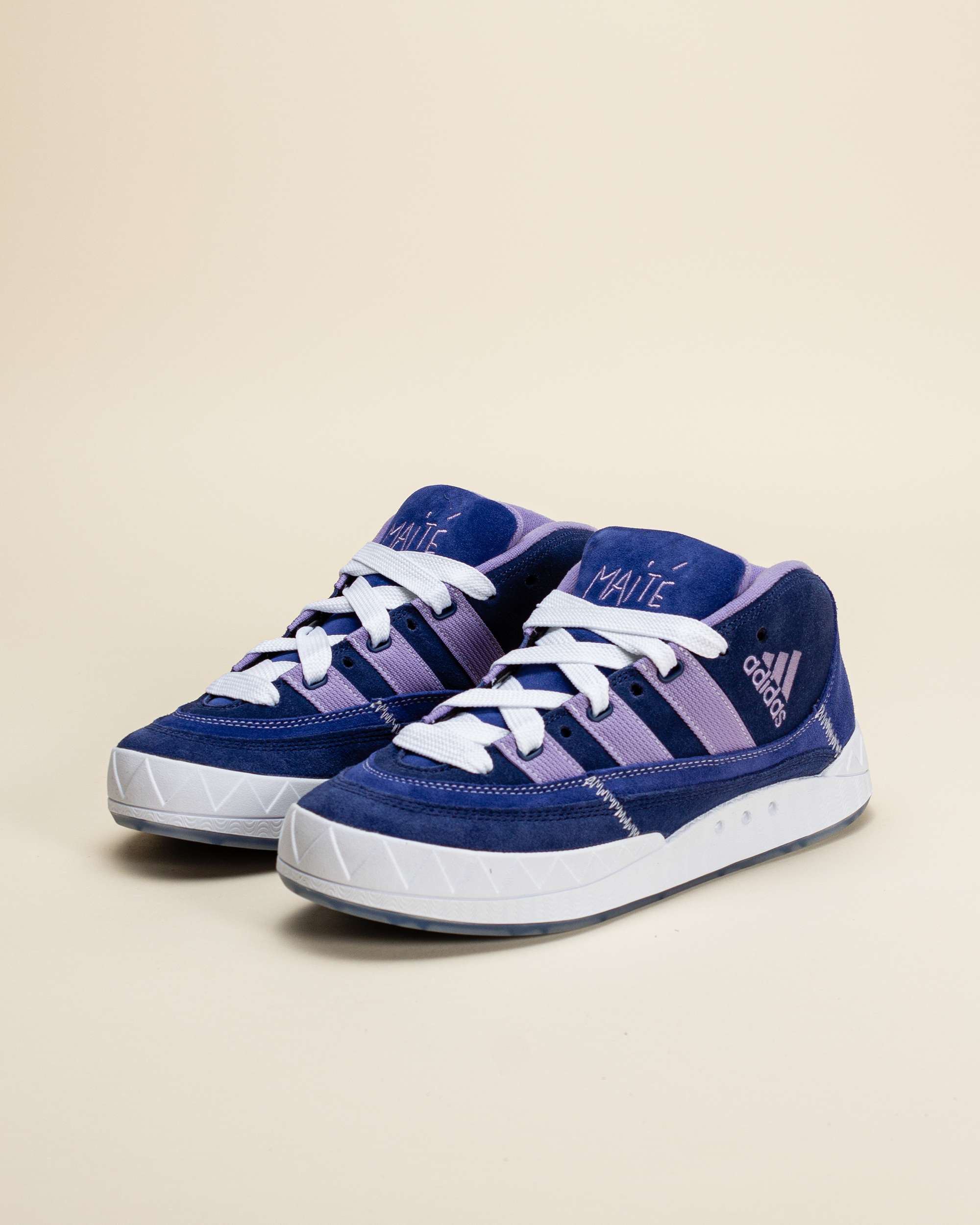 adidas Skateboarding Adimatic Mid by Maité - Victory Blue/Magic Lilac/Dark Blue