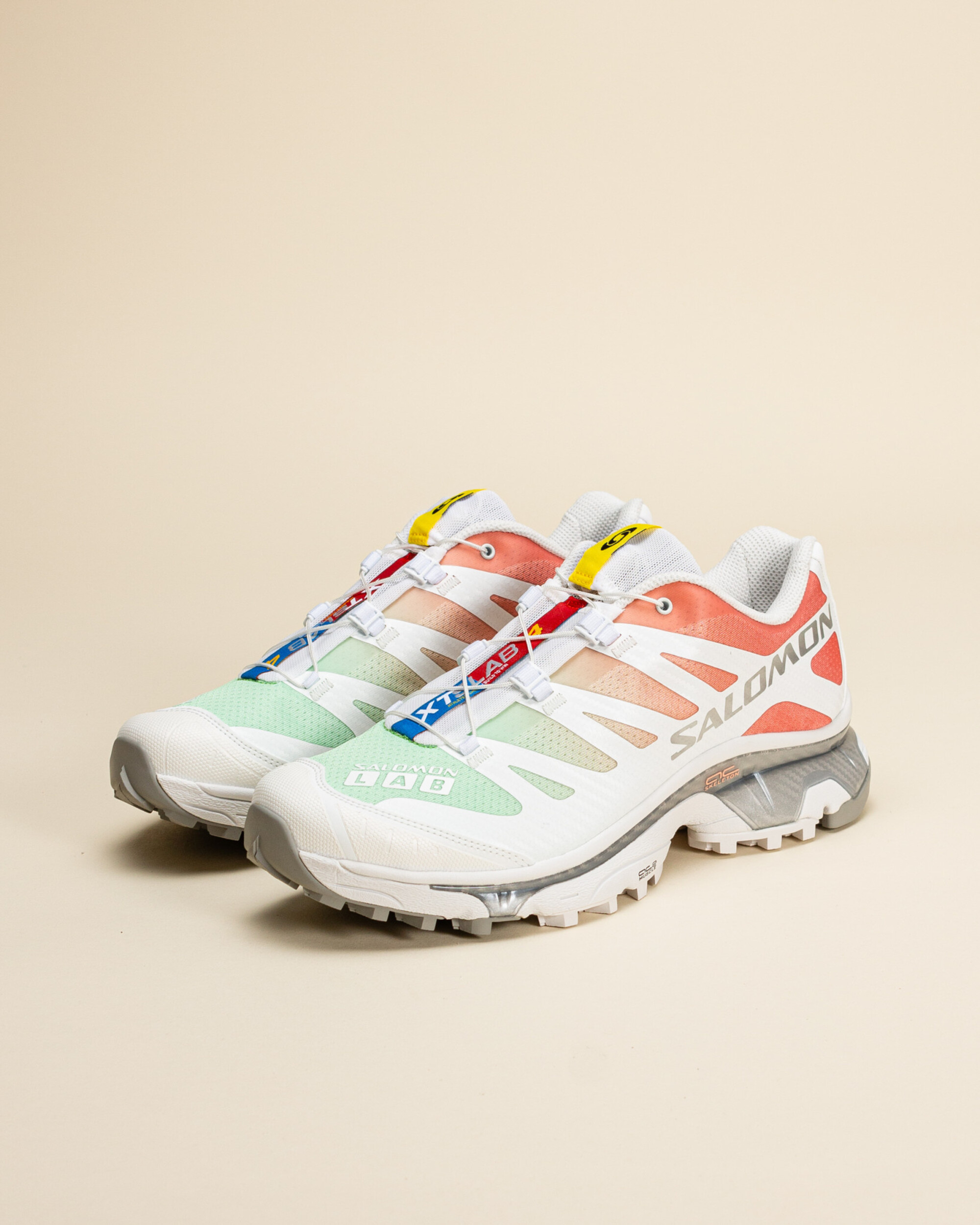 Salomon XT-4 OG - White/Green Ash/Coral