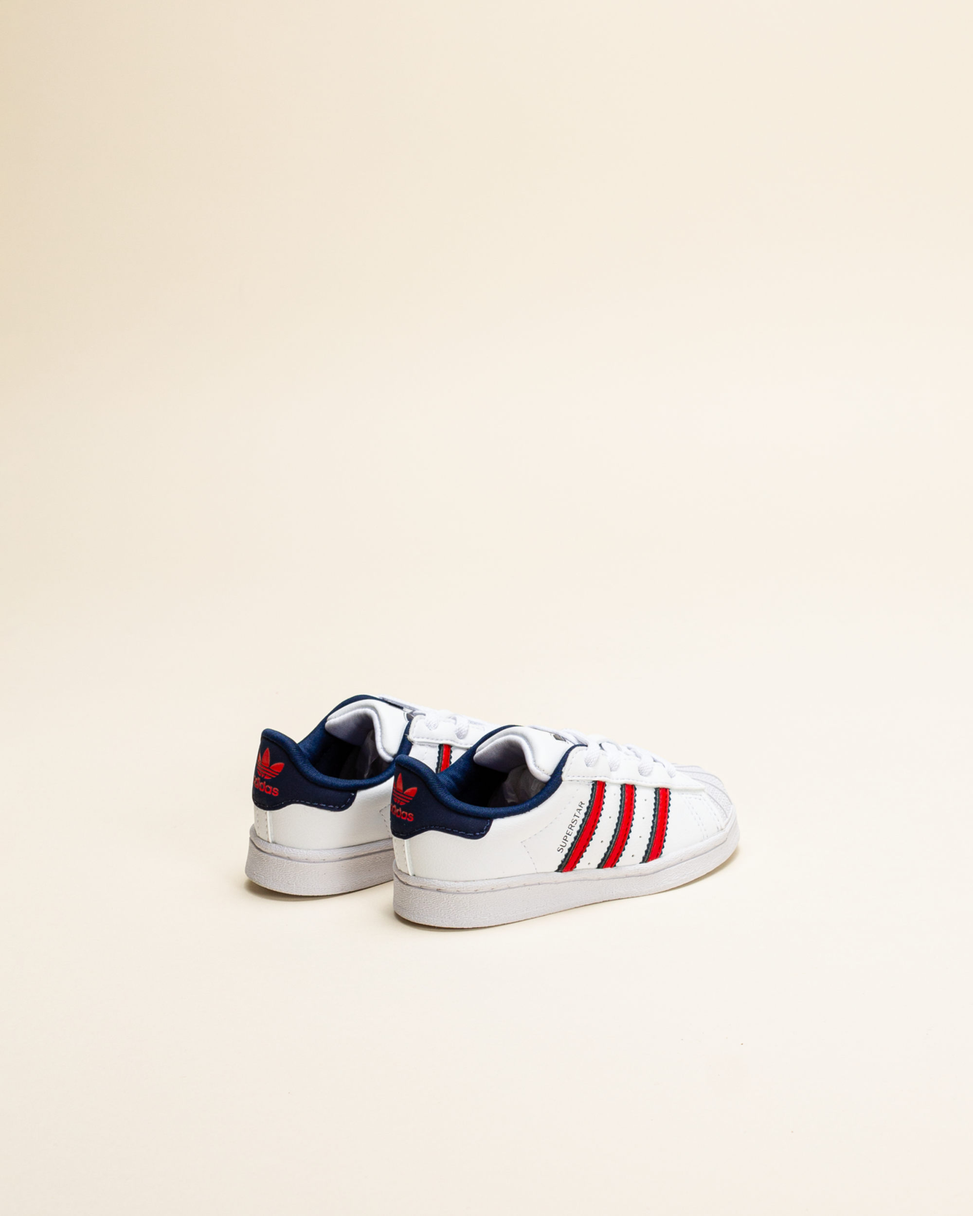 adidas Kids Superstar - Cloud White/Better Scarlet/Night Indigo