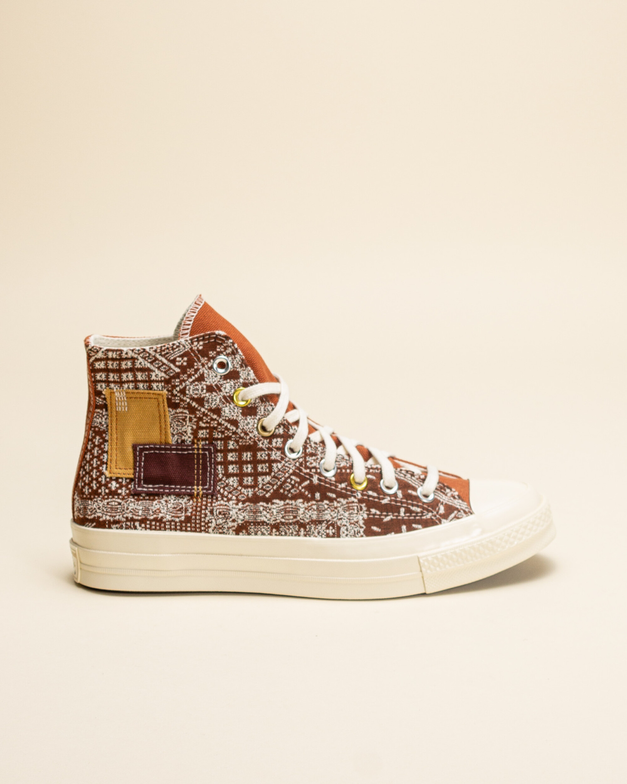 Converse Chuck 70 Patchwork - Tawny owl/Egret/Eternal Earth Brown
