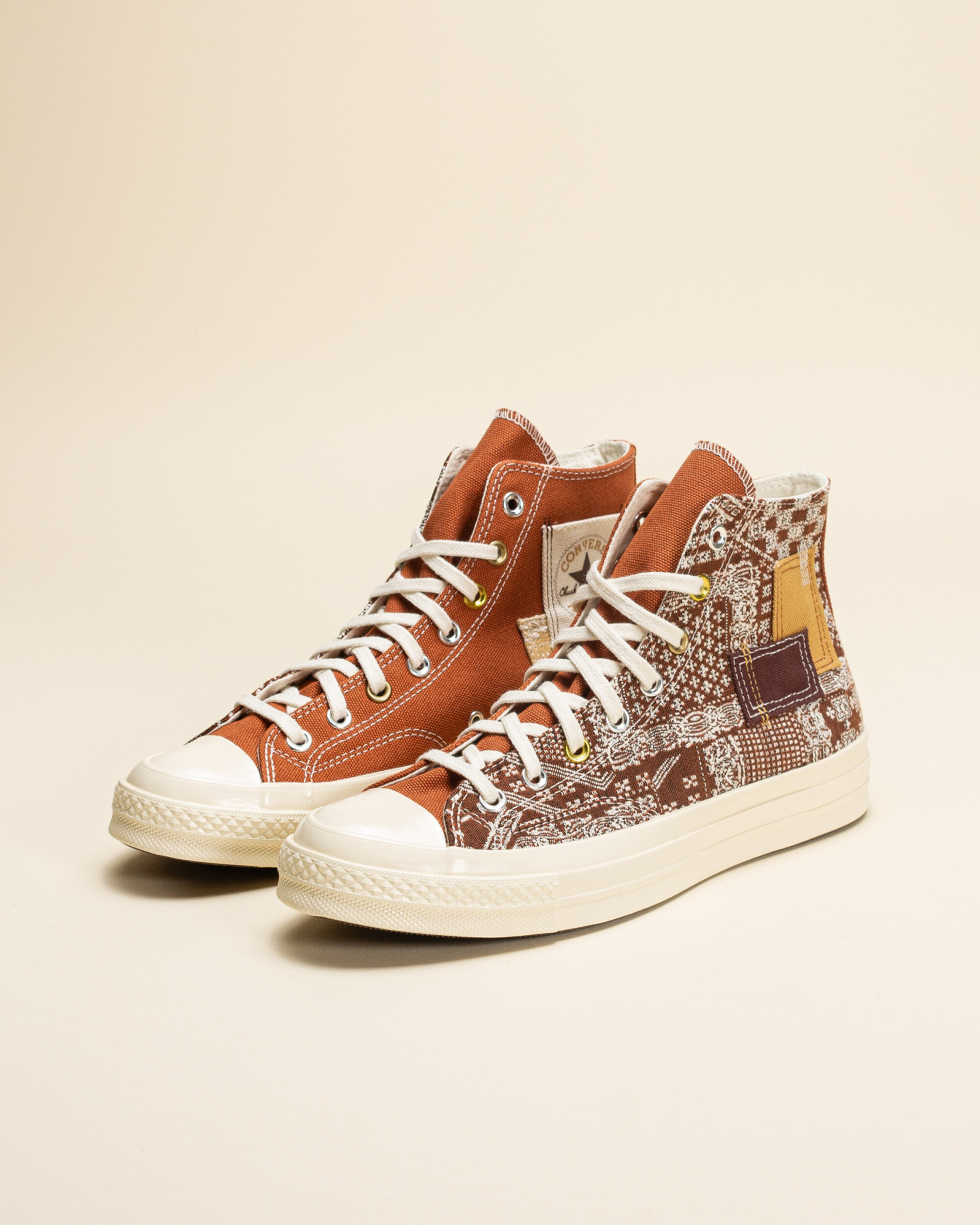 Converse Chuck 70 Patchwork - Tawny owl/Egret/Eternal Earth Brown
