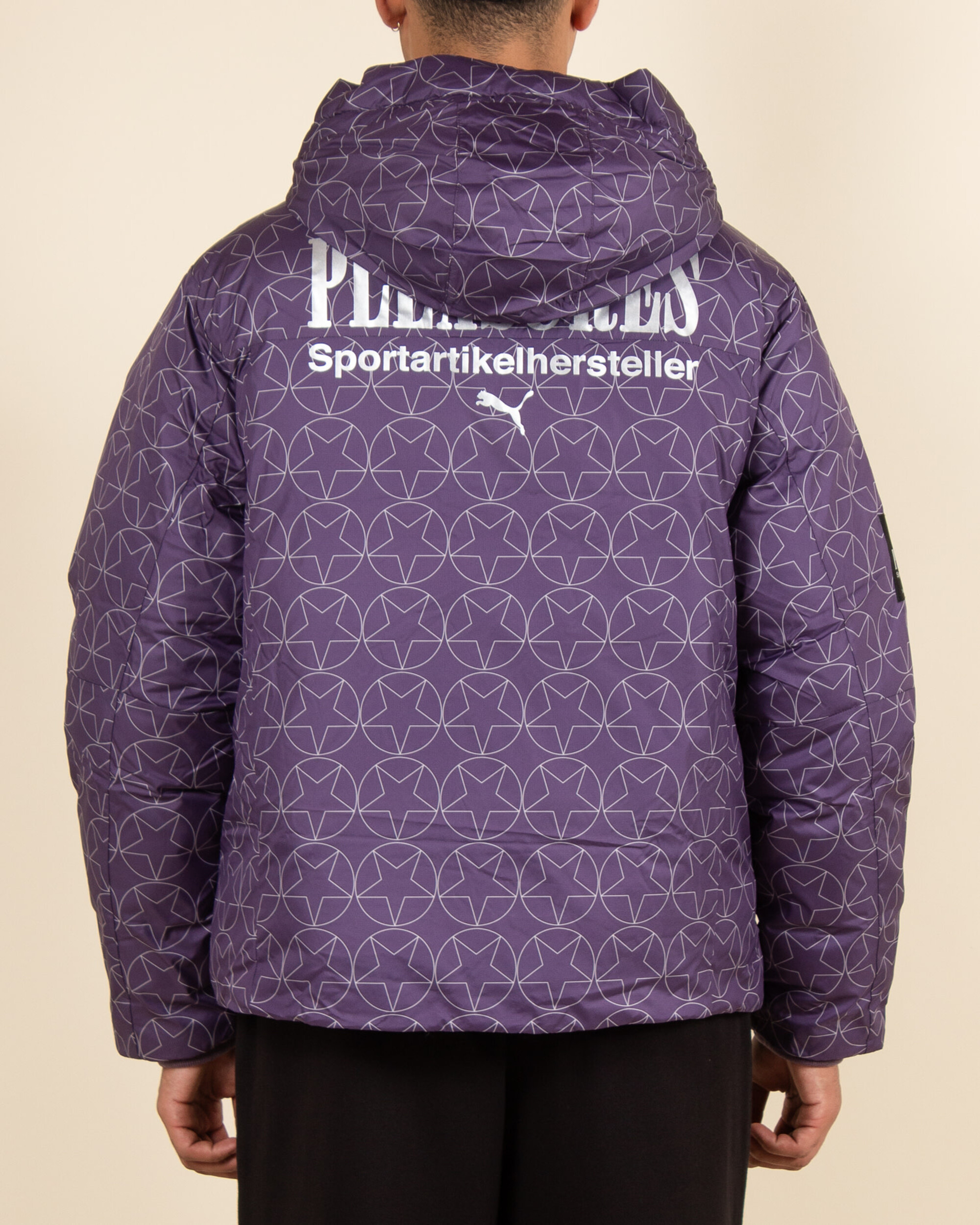 Puma X Pleasures Puffer Jacket - Purple Charcoal