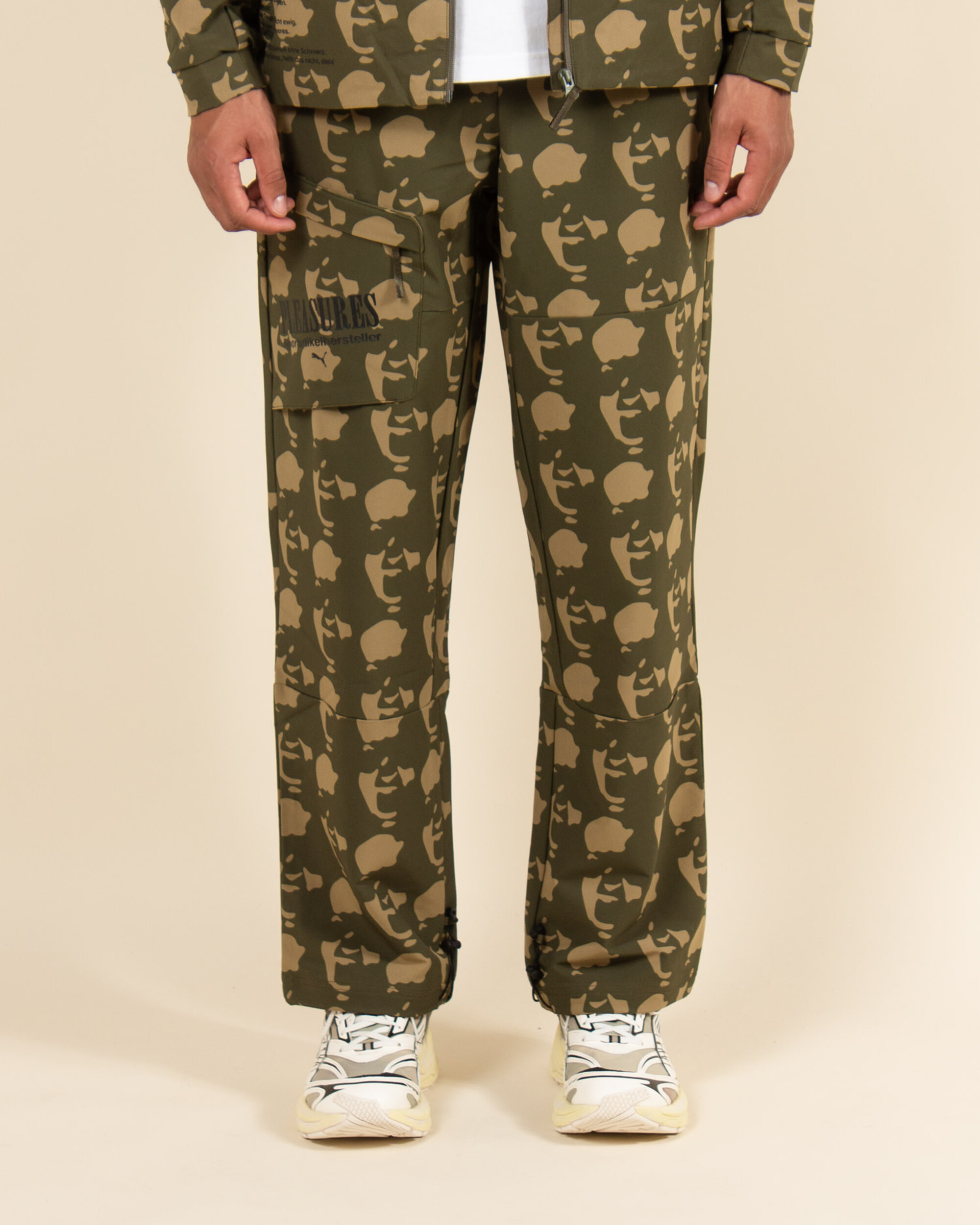 Puma X Pleasures Cargo Pants - Chocolate Chip