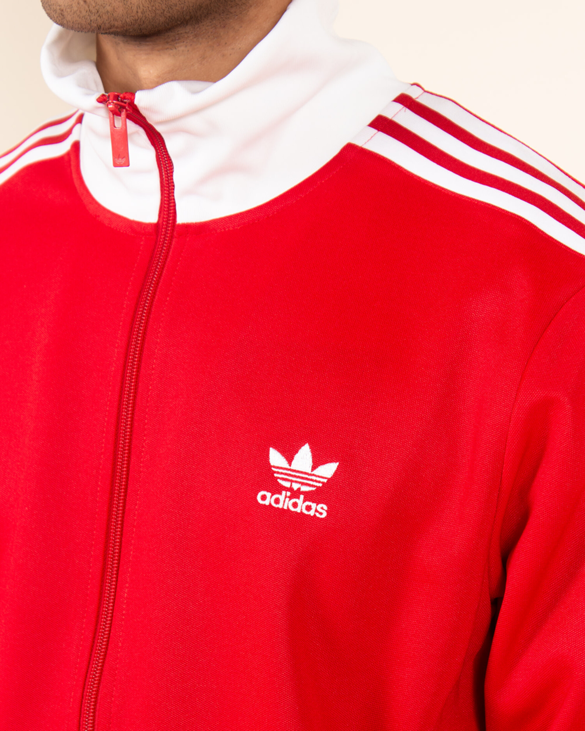 Adidas Adicolor Classics Beckenbauer Sports Jacket - Better Scarlet/White