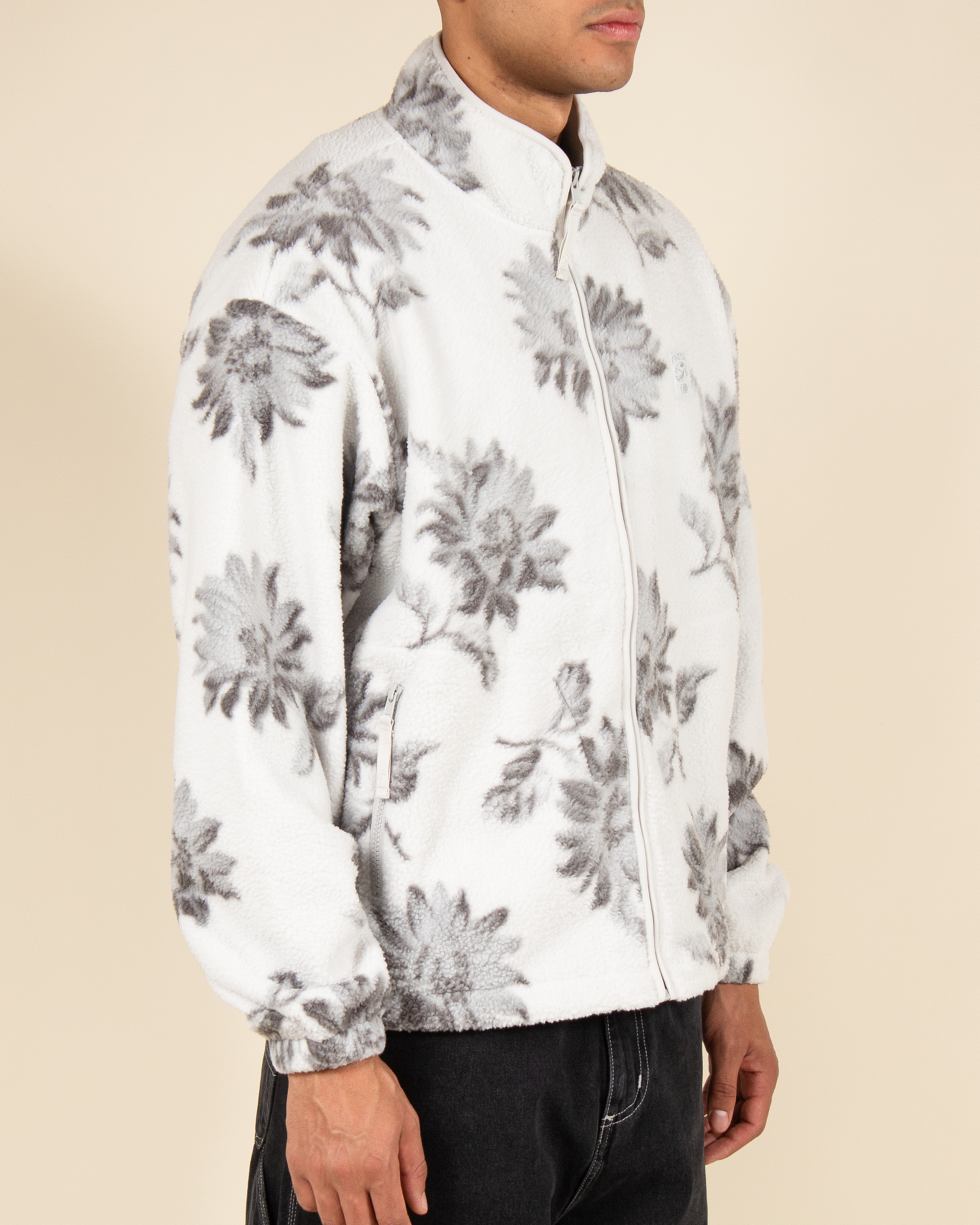 Patta Sunflower Sherpa Fleece Jacket - Multi/Sunflower/Aop