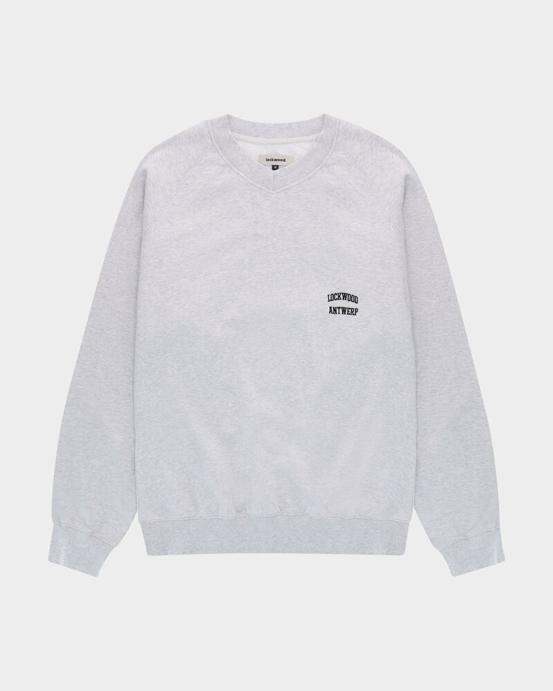 Lockwood Lockwood V-Neck Sweatshirt - Grey Melange