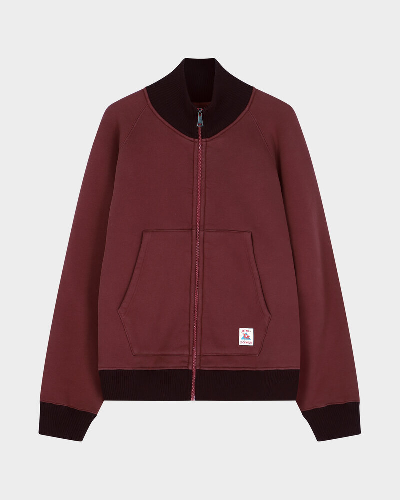 Lockwood Lockwood Sailing Zip Sweat - Dark Red