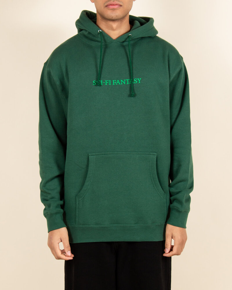 Sci-Fi Fantasy Sci-Fi Fantasy Logo Hoodie - Dark Green