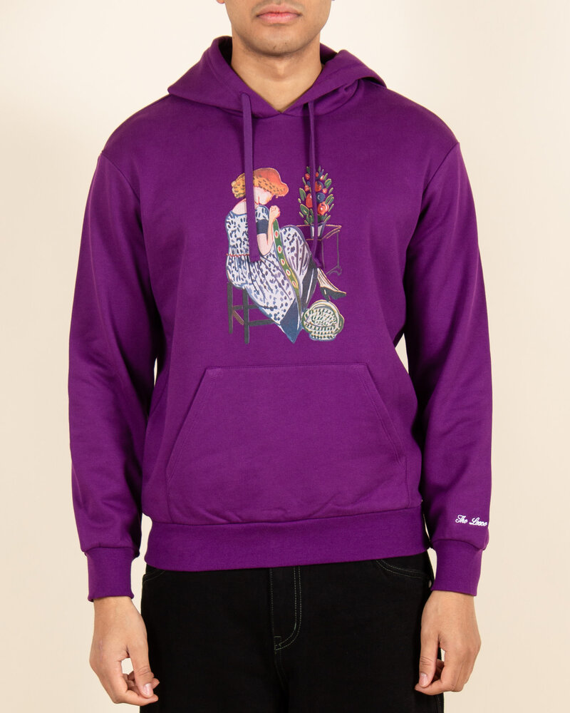 The Loose Company Crochet Hoodie - Purple