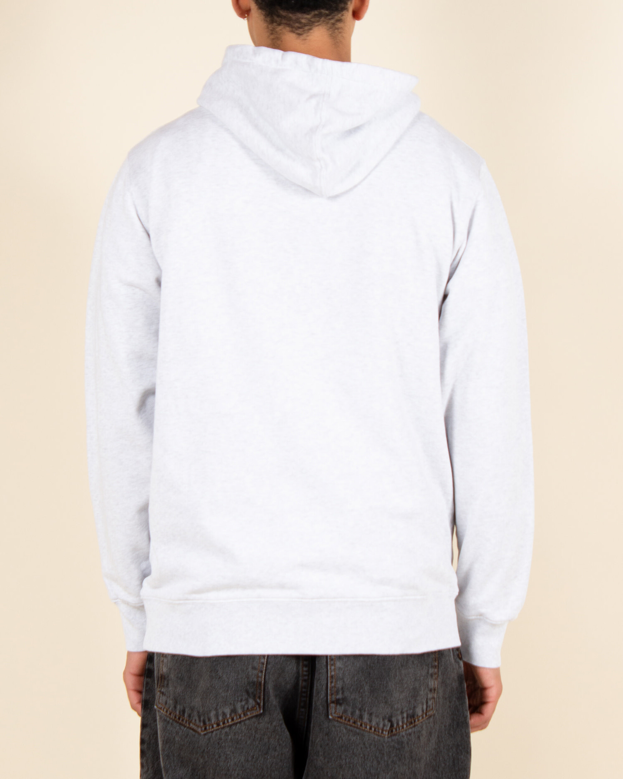 Civilist Mini Logo Hood - Light Heather Grey