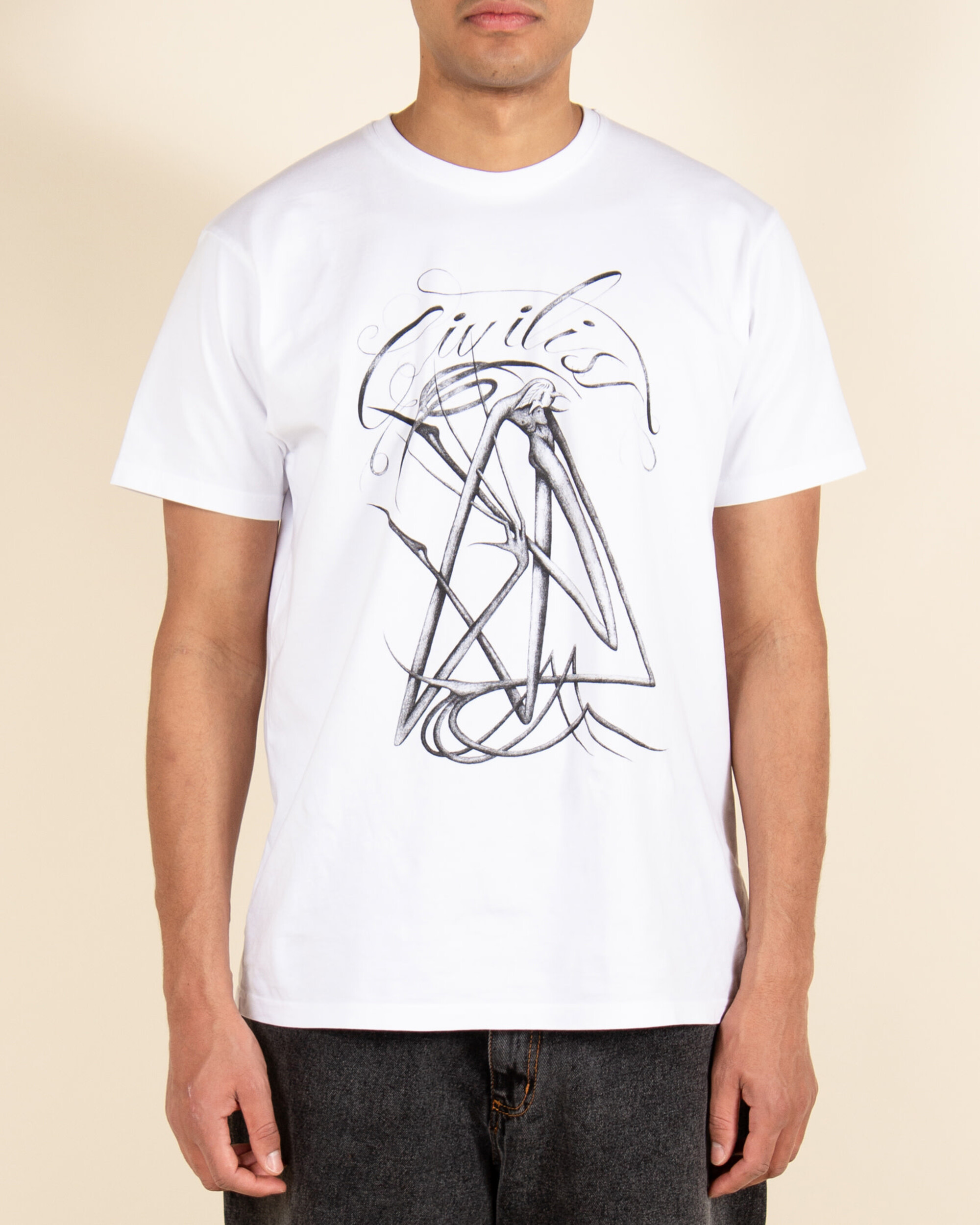 Civilist Stotze Devil Tee - White