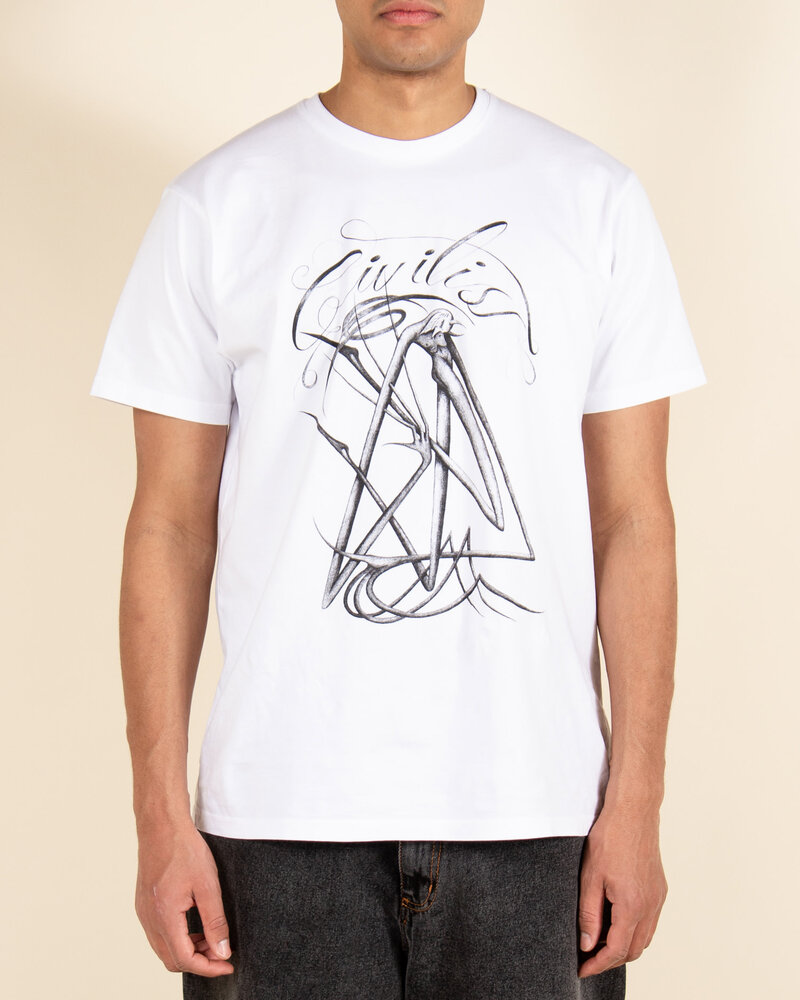 Civilist Civilist Stotze Devil Tee - White