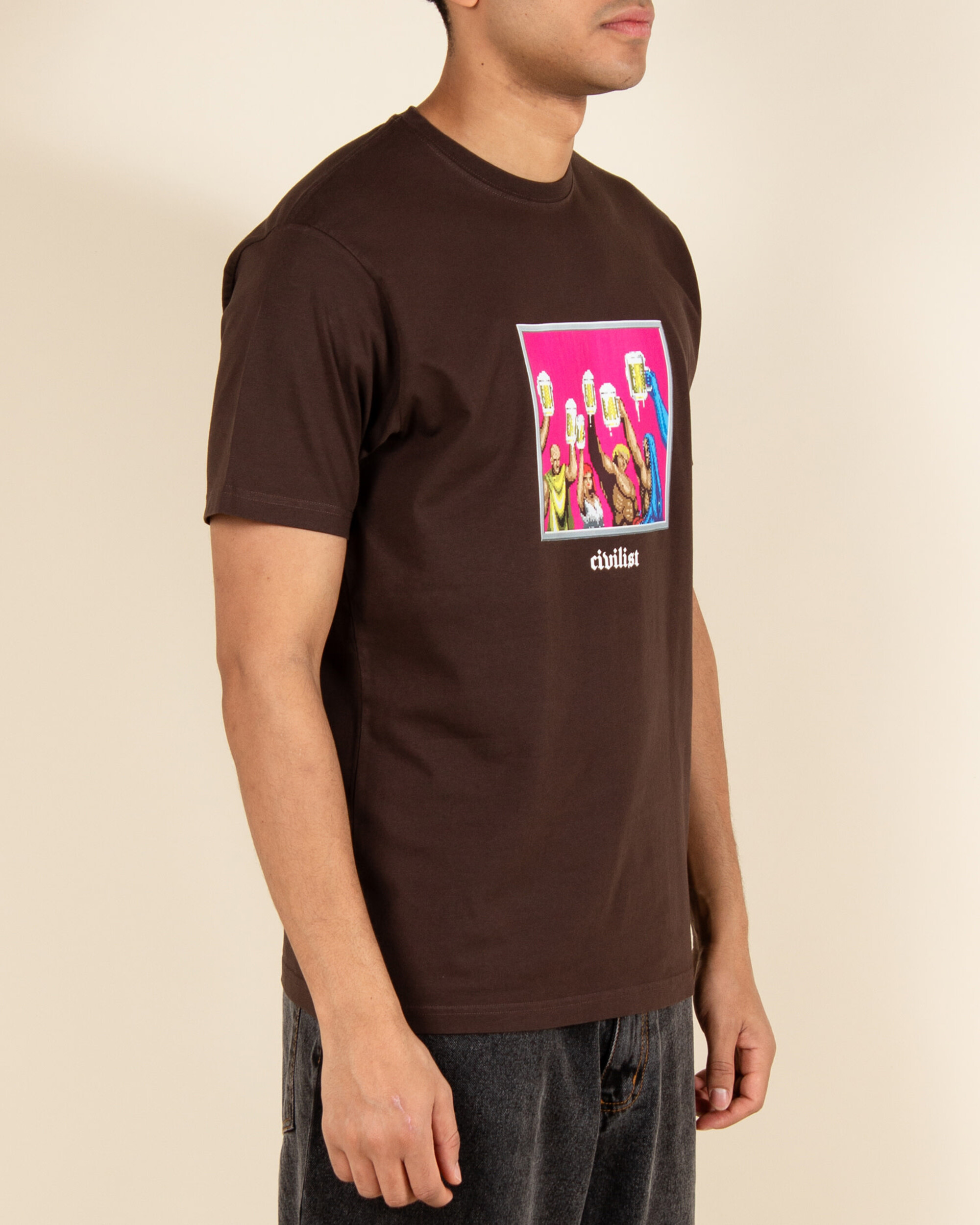 Civilist The End Tee - Brown