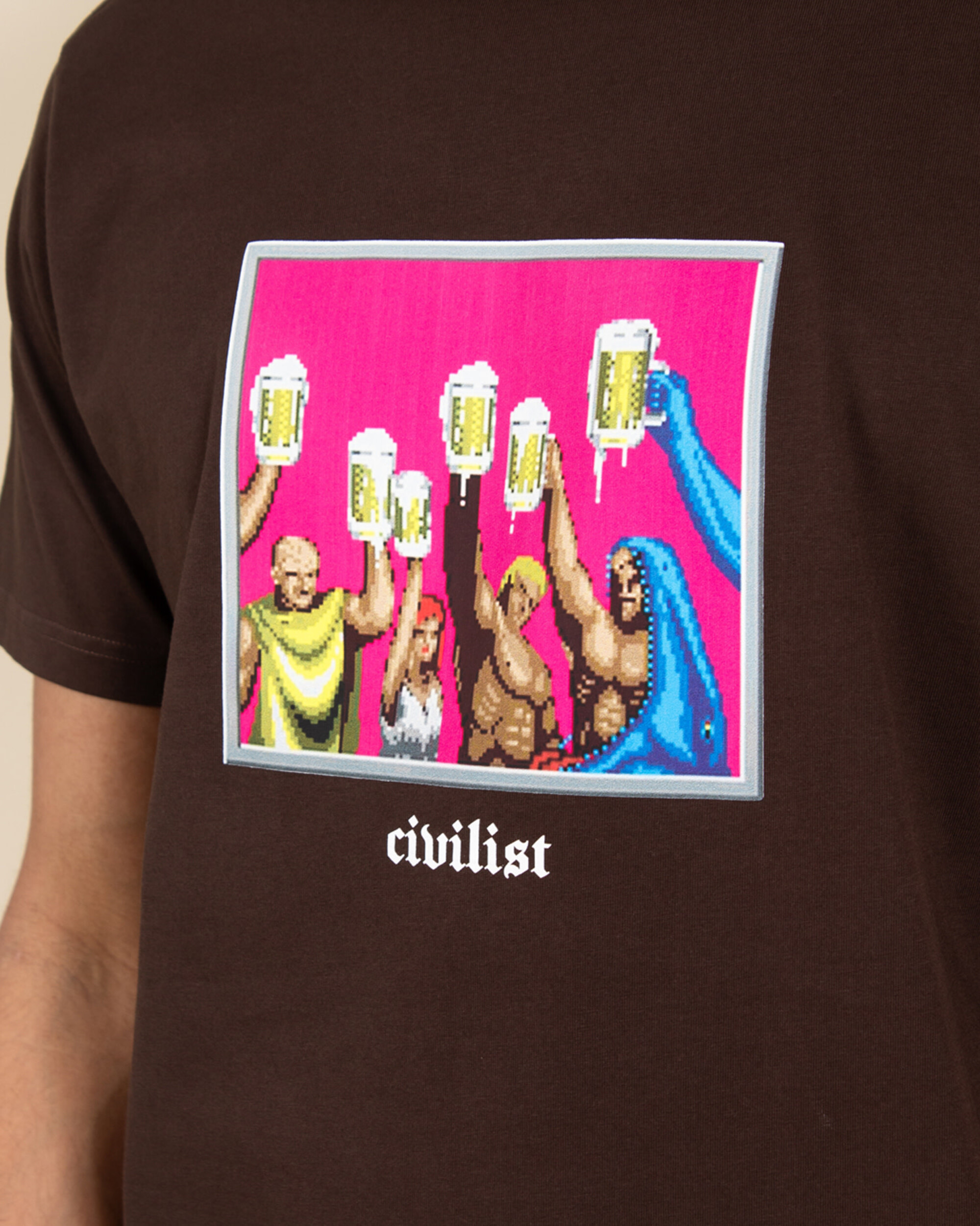 Civilist The End Tee - Brown