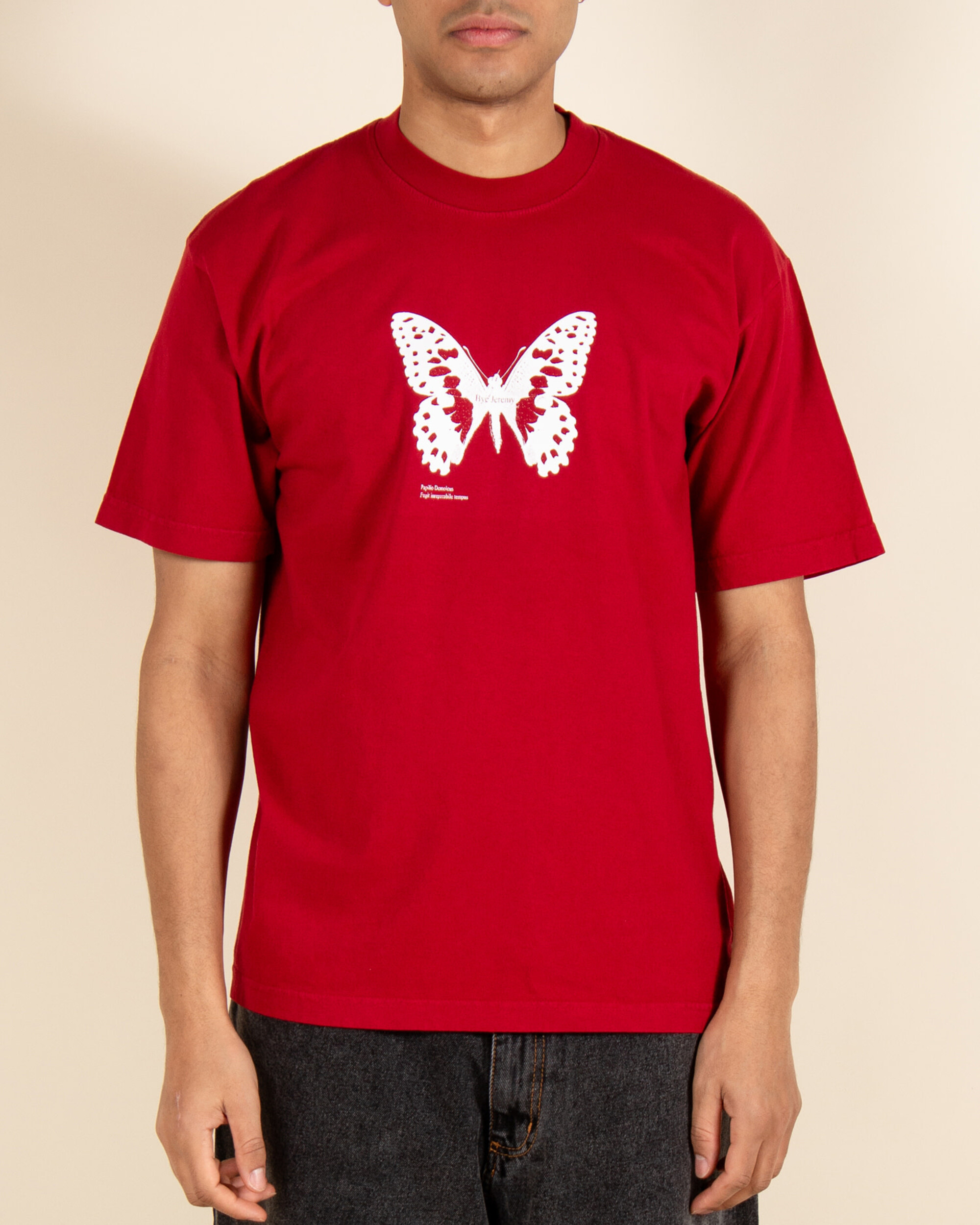 Bye Jeremy Butterfly T-shirt - Red