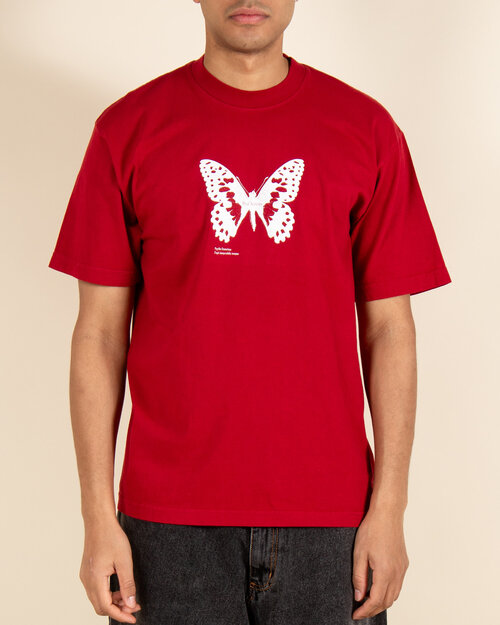 BYE JEREMY Bye Jeremy Butterfly T-shirt - Red