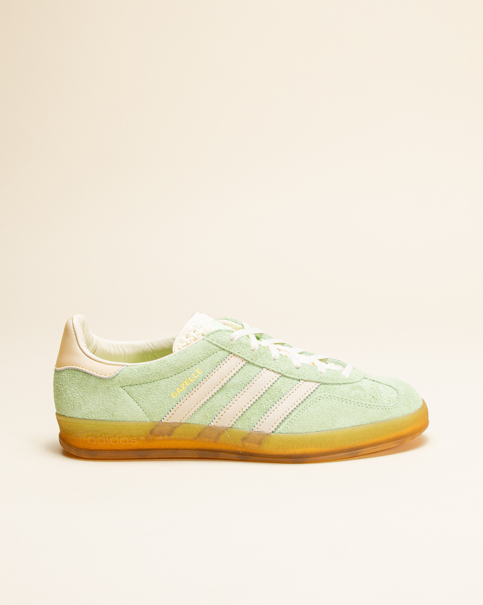 ★Adidas WS Gazelle Indoor Semi Green Spark Almost Yellow★ ADIDAS GAZELLE INDOOR W 'SEMI GREEN SPARK/ALMOST YELLOW