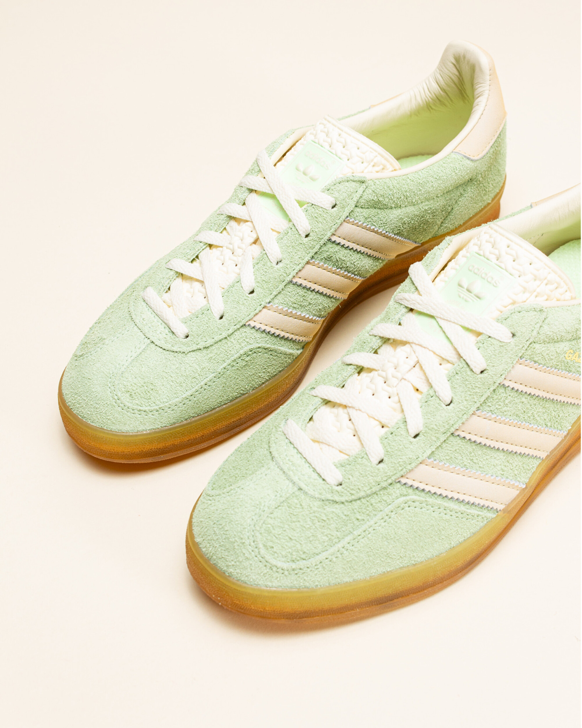 Adidas Originals Gazelle Indoor - Semi Green Spark/Almost Yellow/Cream White