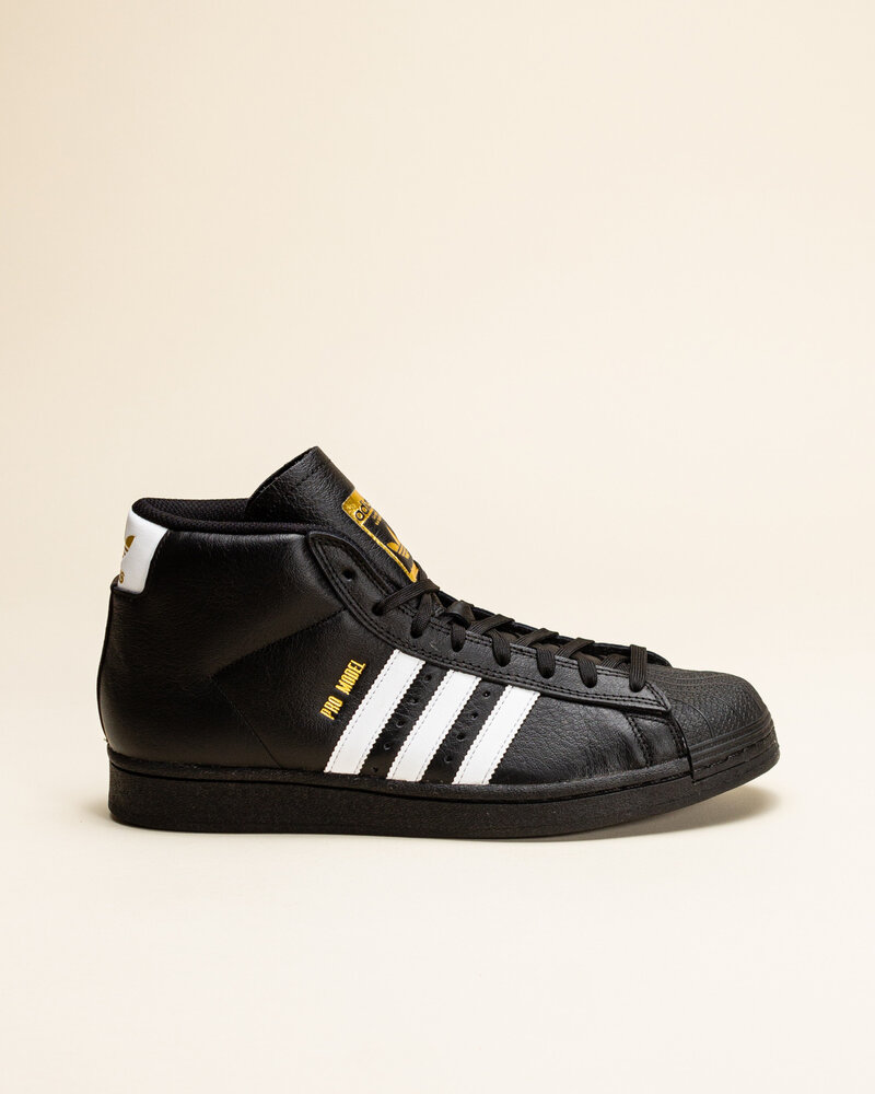 Adidas Adidas Skateboarding Pro Model ADV - Core Black/Cloud White/Gold Metallic