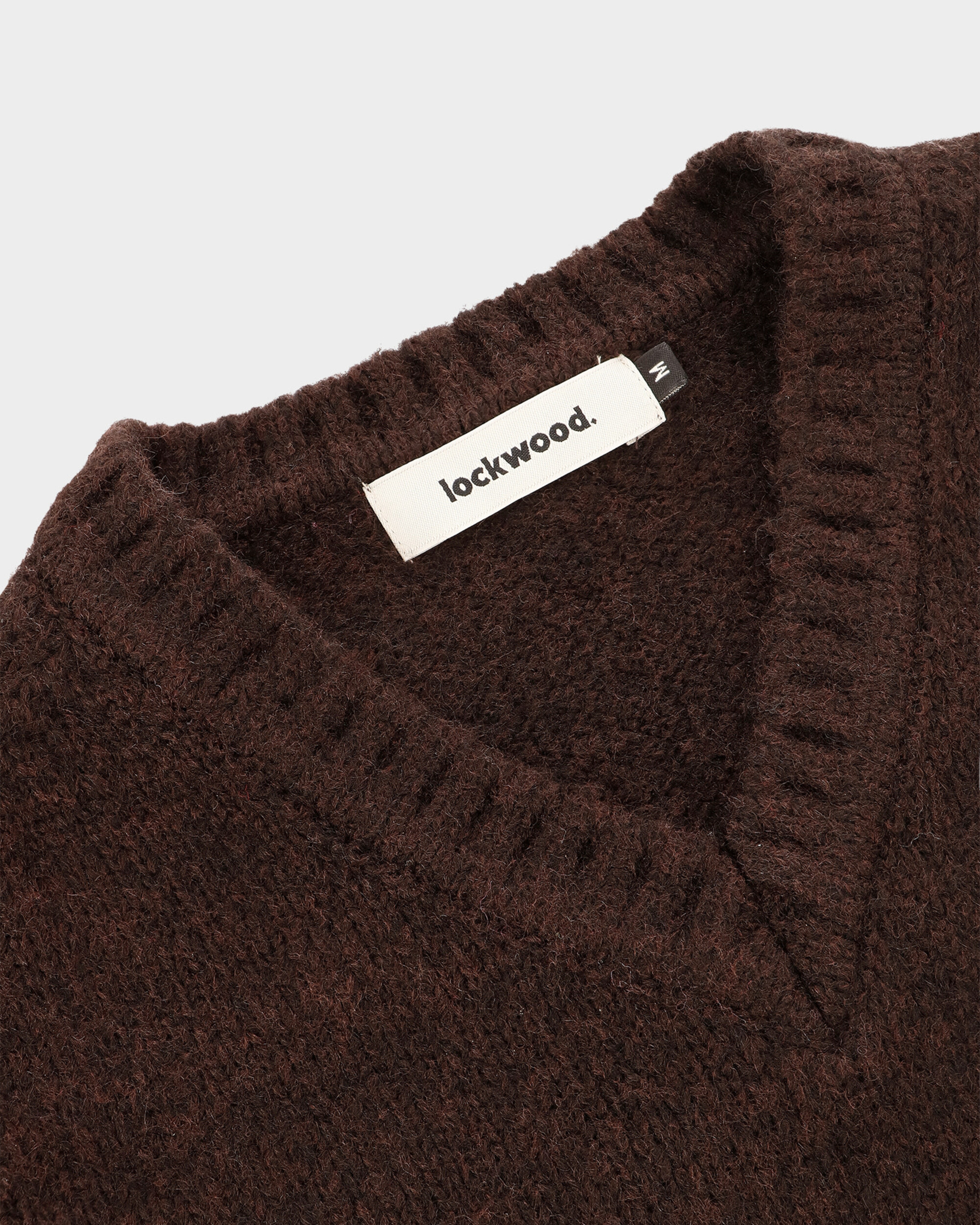 Lockwood V-Neck Knit Sweater - Brown