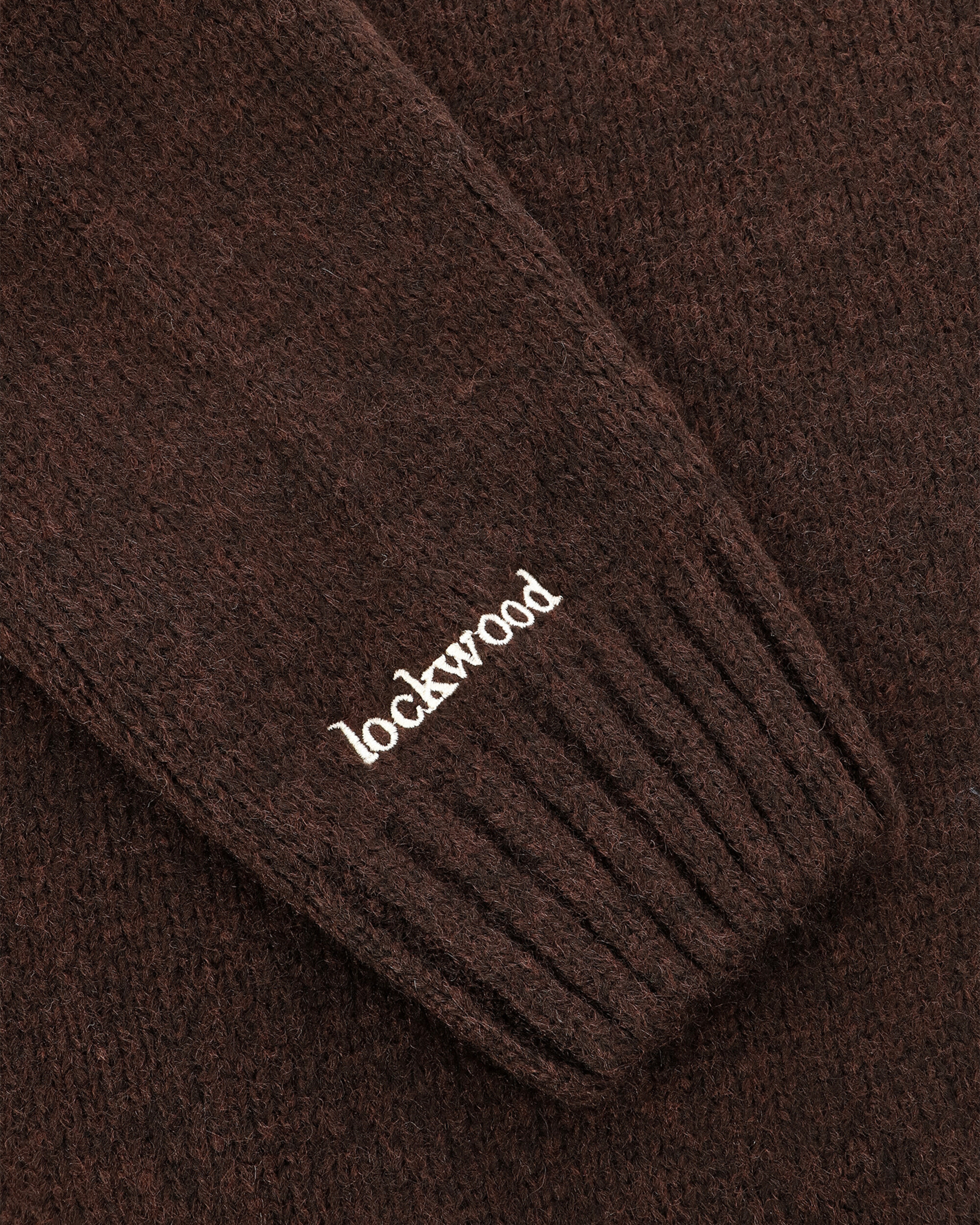 Lockwood V-Neck Knit Sweater - Brown